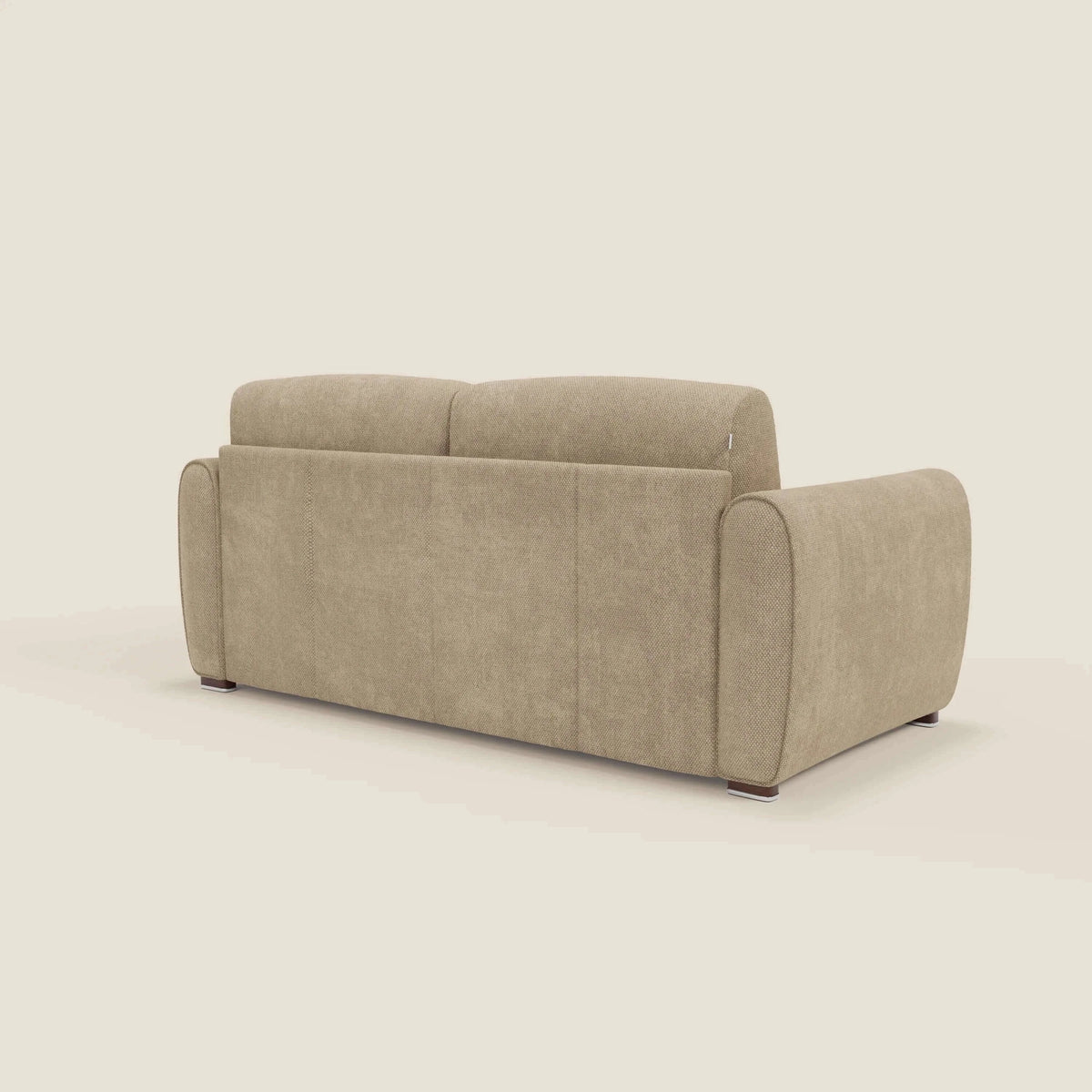 Kaleo Divano letto moderno con materasso H17 cm - in raffinato tessuto impermeabile T26 - divitt.sbs