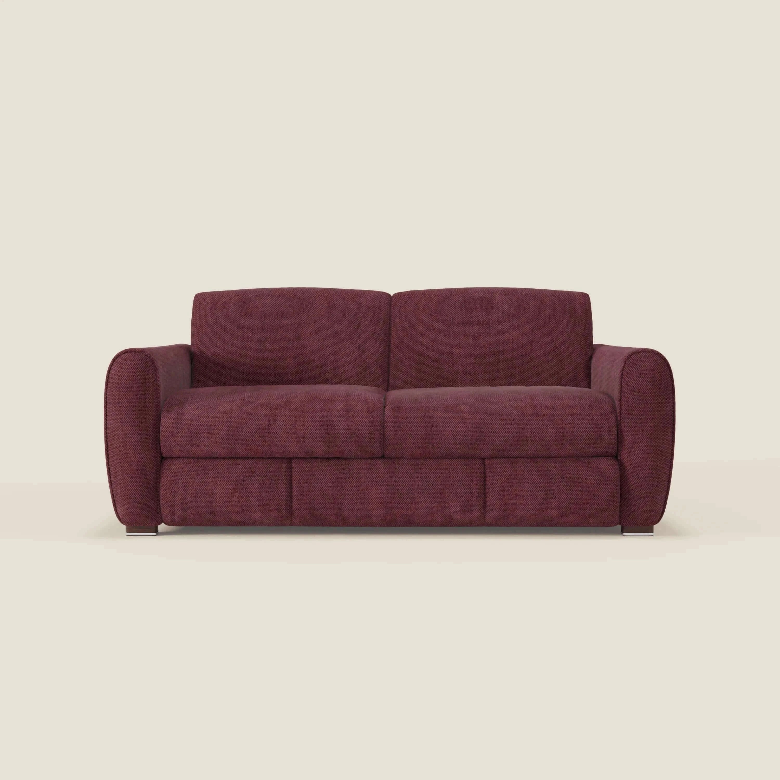 Kaleo Divano letto moderno con materasso H17 cm - in raffinato tessuto impermeabile T26 - divitt.sbs
