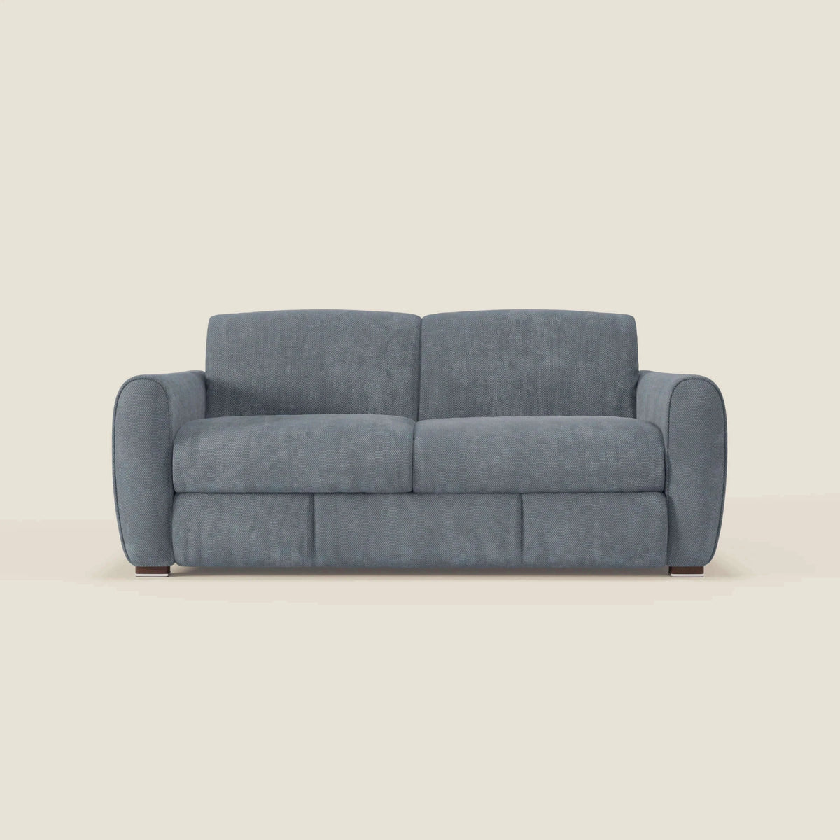 Kaleo Divano letto moderno con materasso H17 cm - in raffinato tessuto impermeabile T26 - divitt.sbs
