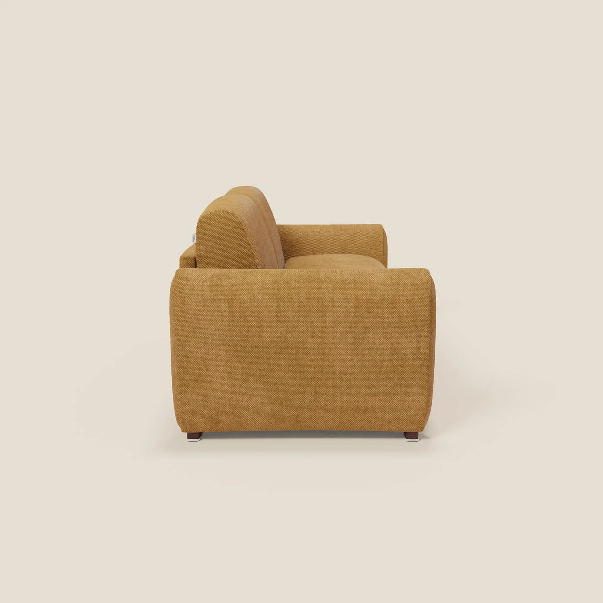 Kaleo Divano letto moderno con materasso H17 cm - in raffinato tessuto impermeabile T26 - divitt.sbs