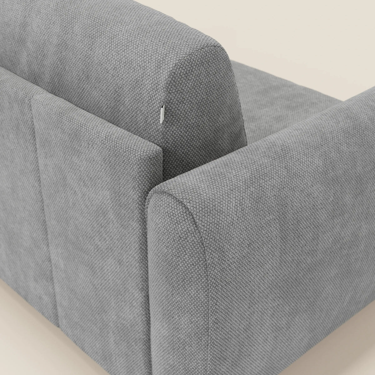 Kaleo Divano letto moderno con materasso H17 cm - in raffinato tessuto impermeabile T26 - divitt.sbs