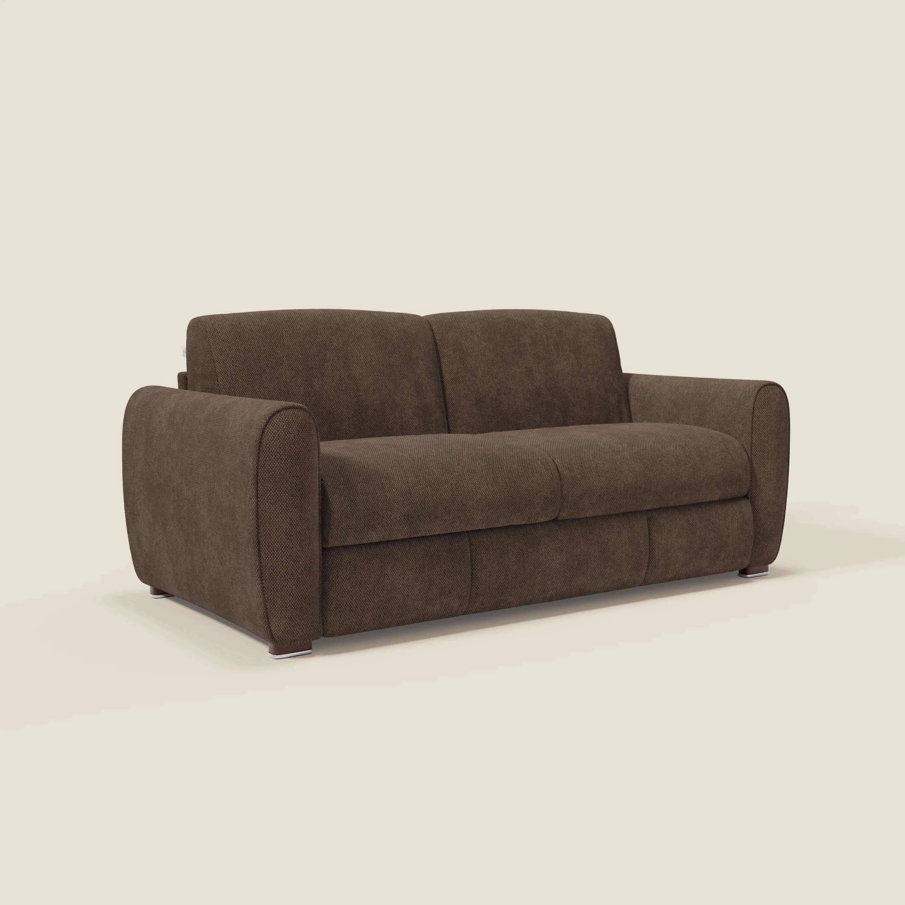 Kaleo Divano letto moderno con materasso H17 cm - in raffinato tessuto impermeabile T26 - divitt.sbs