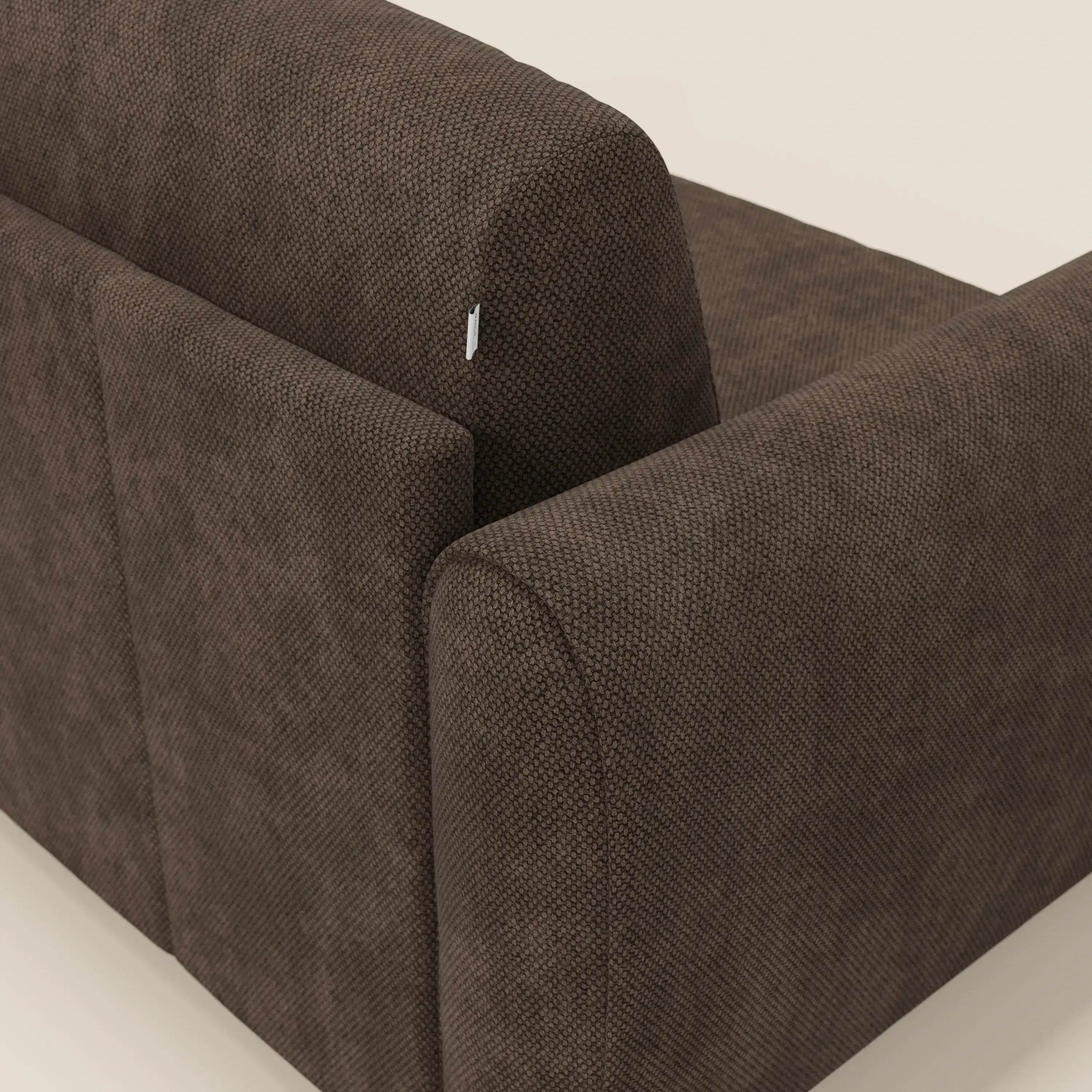 Kaleo Divano letto moderno con materasso H17 cm - in raffinato tessuto impermeabile T26 - divitt.sbs