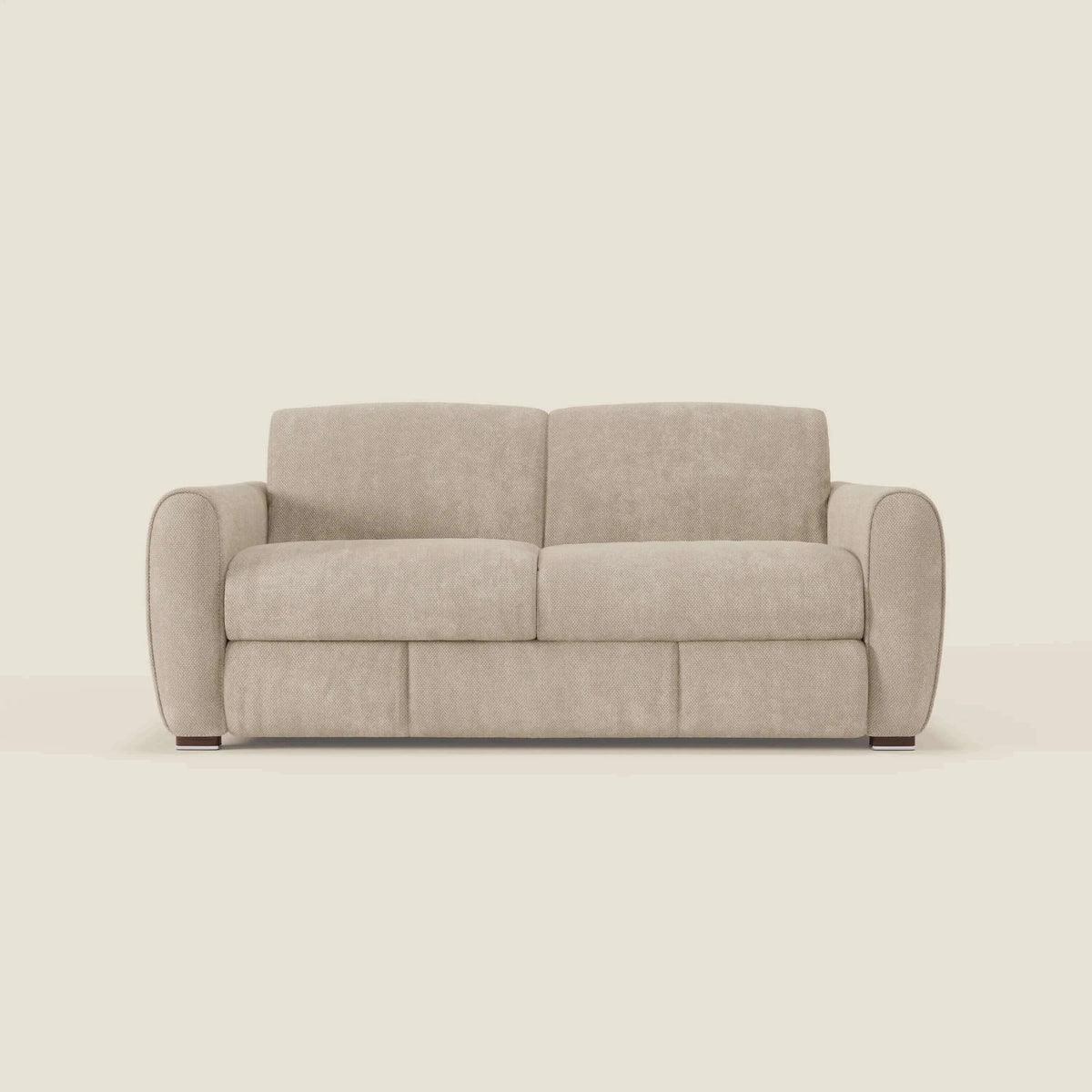 Kaleo Divano letto moderno con materasso H17 cm - in raffinato tessuto impermeabile T26 - divitt.sbs