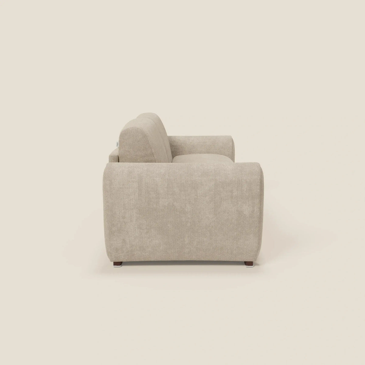 Kaleo Divano letto moderno con materasso H17 cm - in raffinato tessuto impermeabile T26 - divitt.sbs