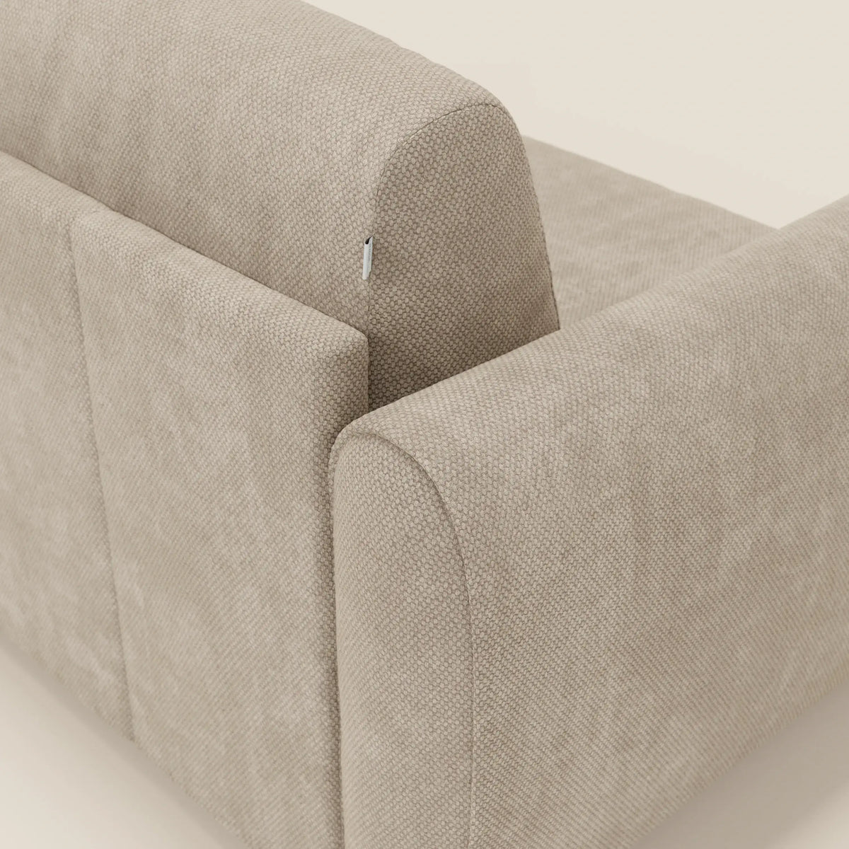 Kaleo Divano letto moderno con materasso H17 cm - in raffinato tessuto impermeabile T26 - divitt.sbs