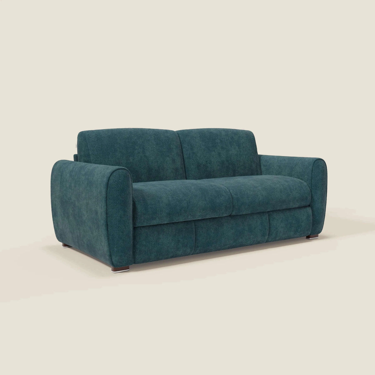 Kaleo Divano letto moderno con materasso H17 cm - in raffinato tessuto impermeabile T26 - divitt.sbs