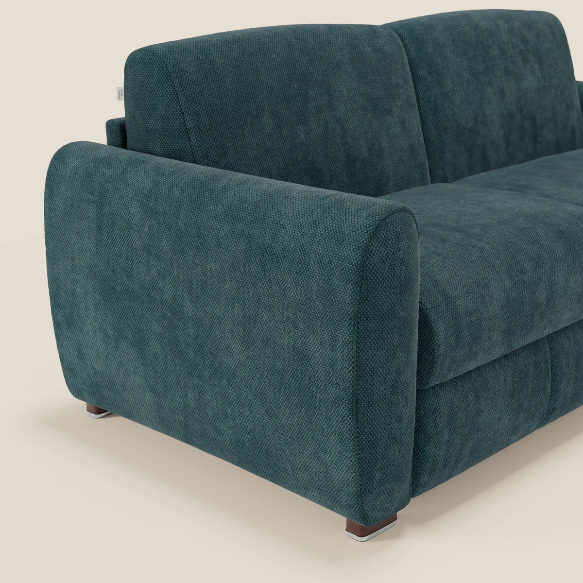 Kaleo Divano letto moderno con materasso H17 cm - in raffinato tessuto impermeabile T26 - divitt.sbs
