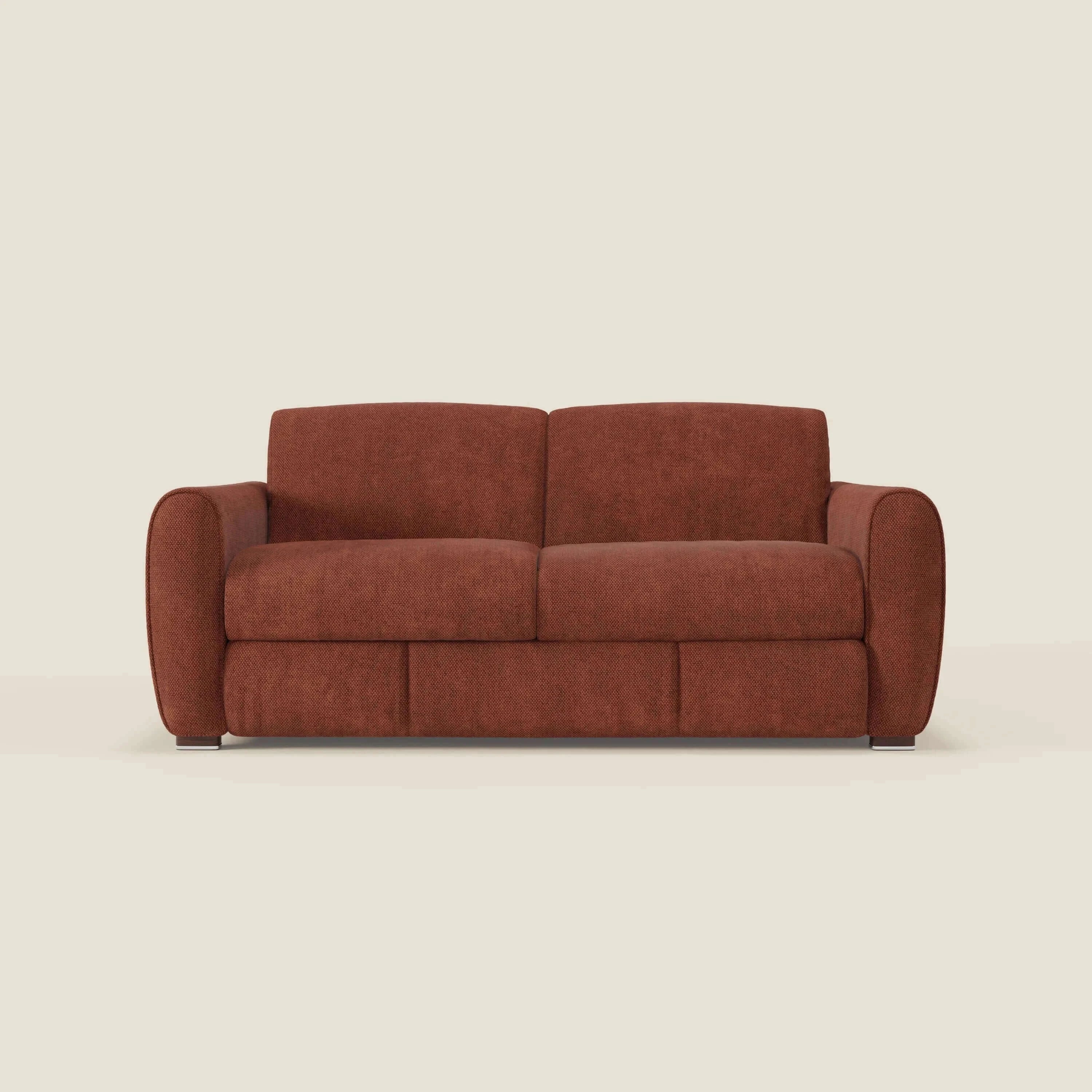 Kaleo Divano letto moderno con materasso H17 cm - in raffinato tessuto impermeabile T26 - divitt.sbs