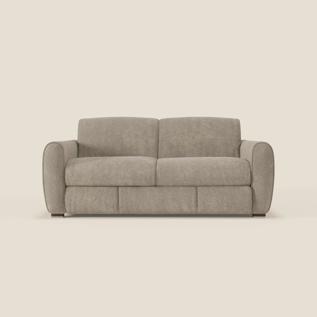 Kaleo Divano letto moderno con materasso H17 cm - in raffinato tessuto impermeabile T26 - divitt.sbs
