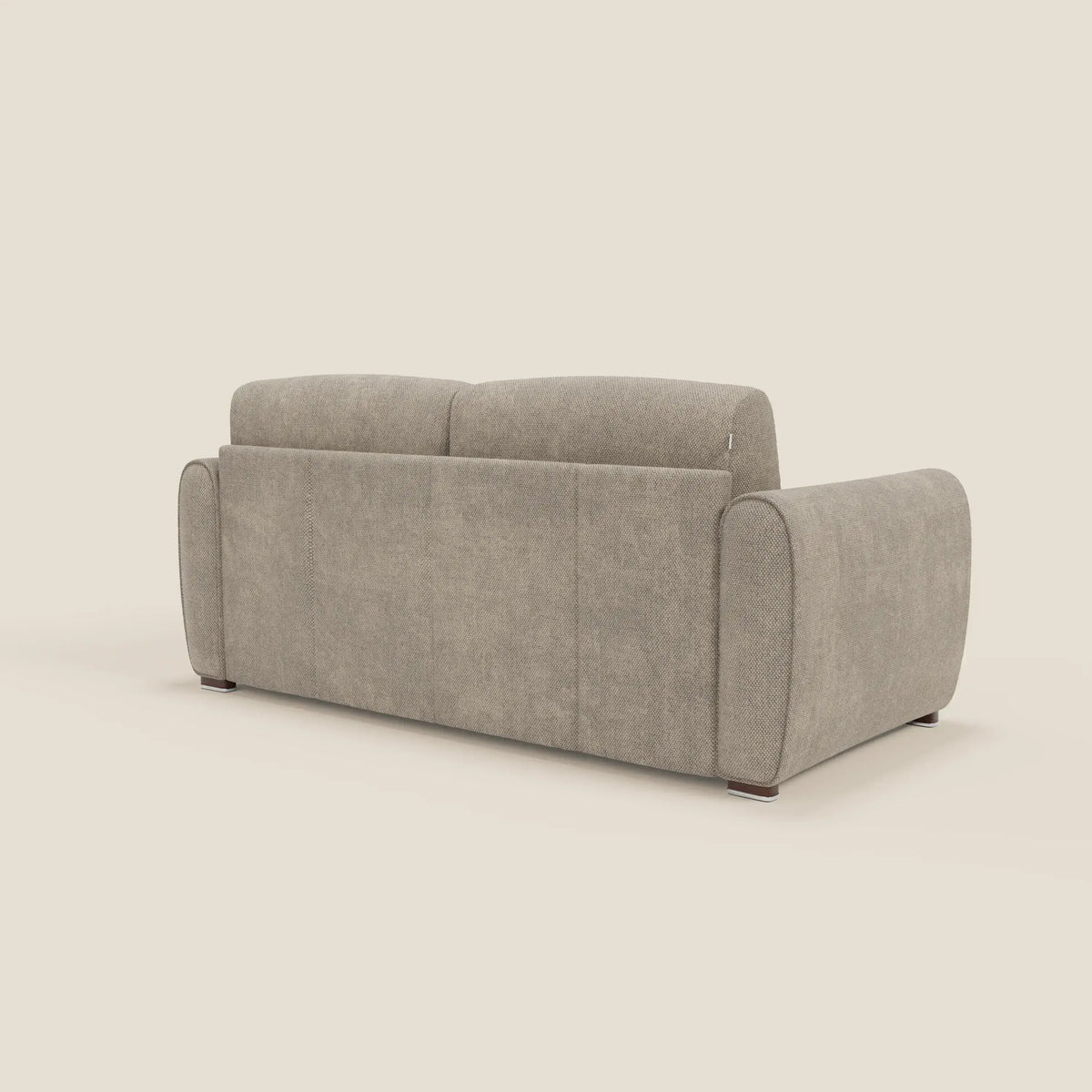 Kaleo Divano letto moderno con materasso H17 cm - in raffinato tessuto impermeabile T26 - divitt.sbs