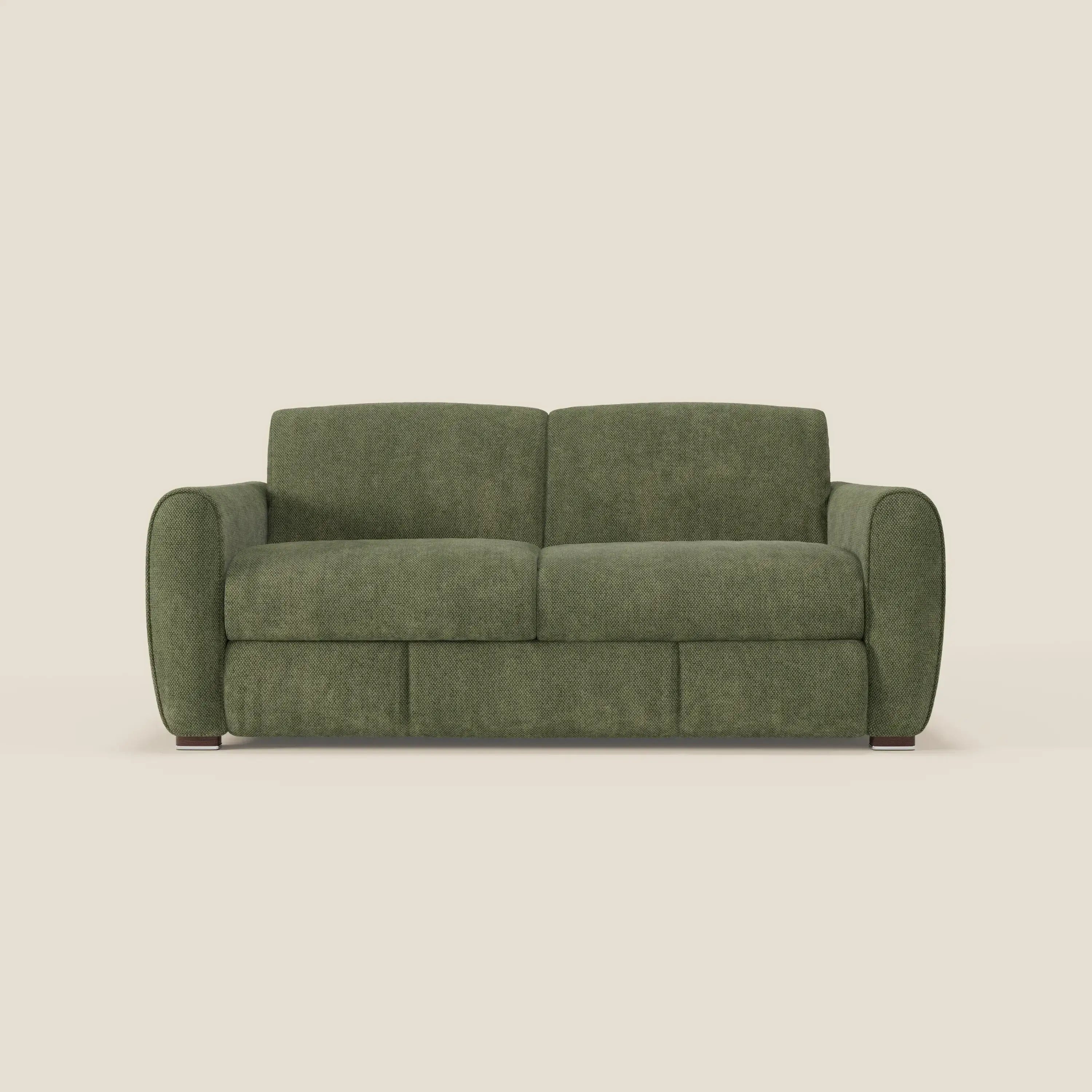 Kaleo Divano letto moderno con materasso H17 cm - in raffinato tessuto impermeabile T26 - divitt.sbs