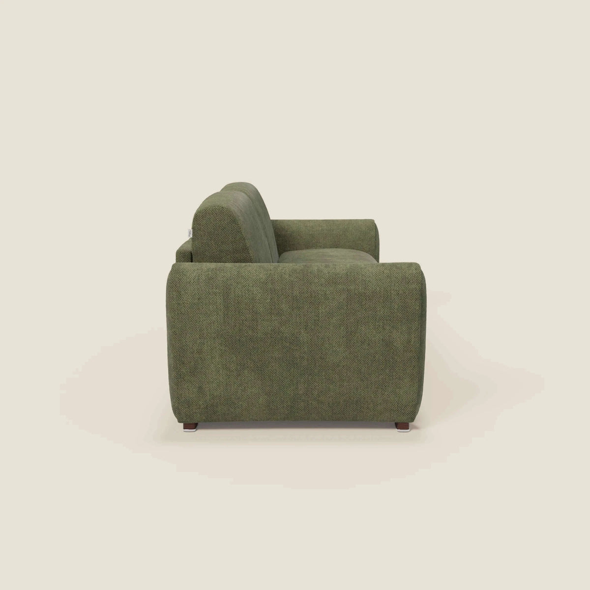 Kaleo Divano letto moderno con materasso H17 cm - in raffinato tessuto impermeabile T26 - divitt.sbs