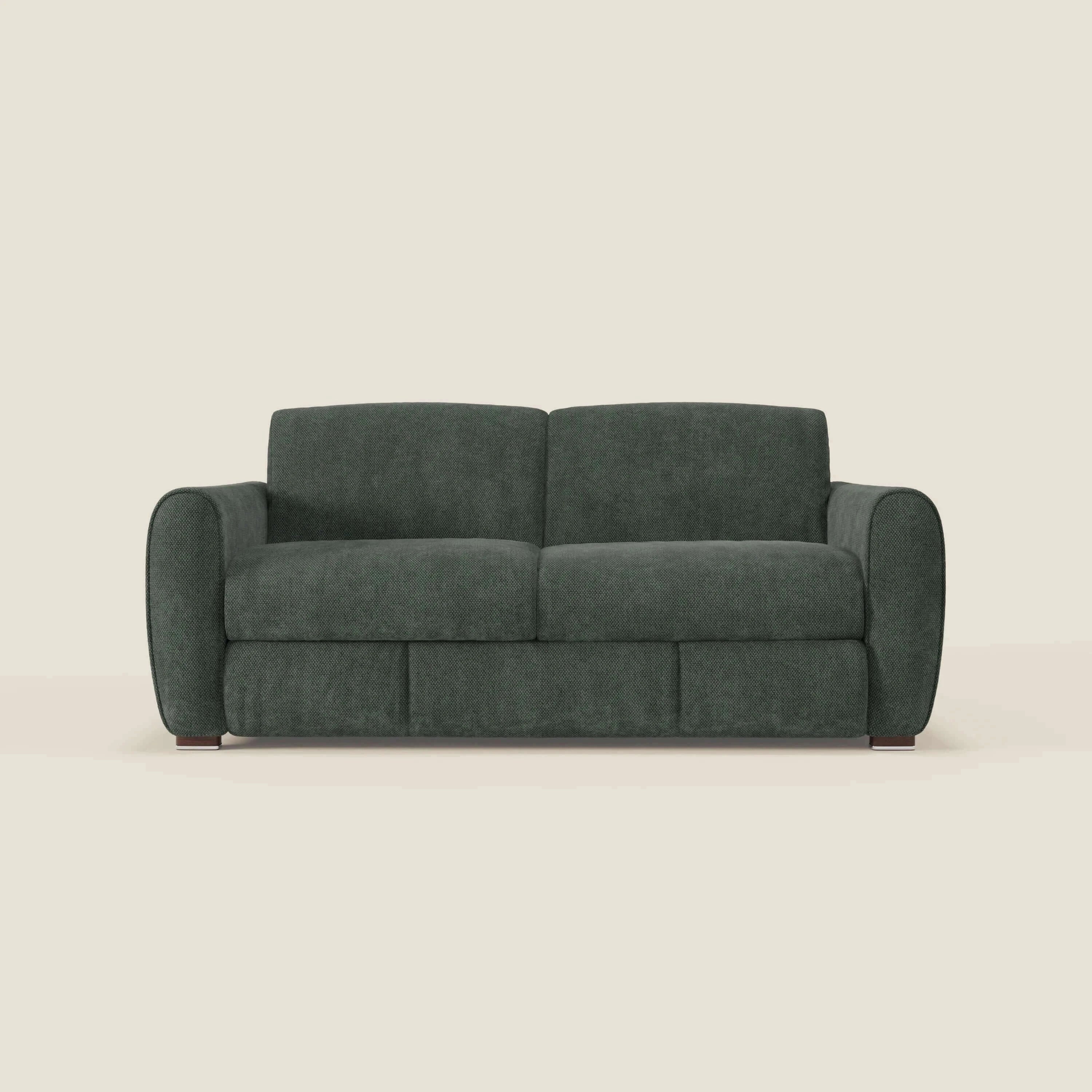 Kaleo Divano letto moderno con materasso H17 cm - in raffinato tessuto impermeabile T26 - divitt.sbs
