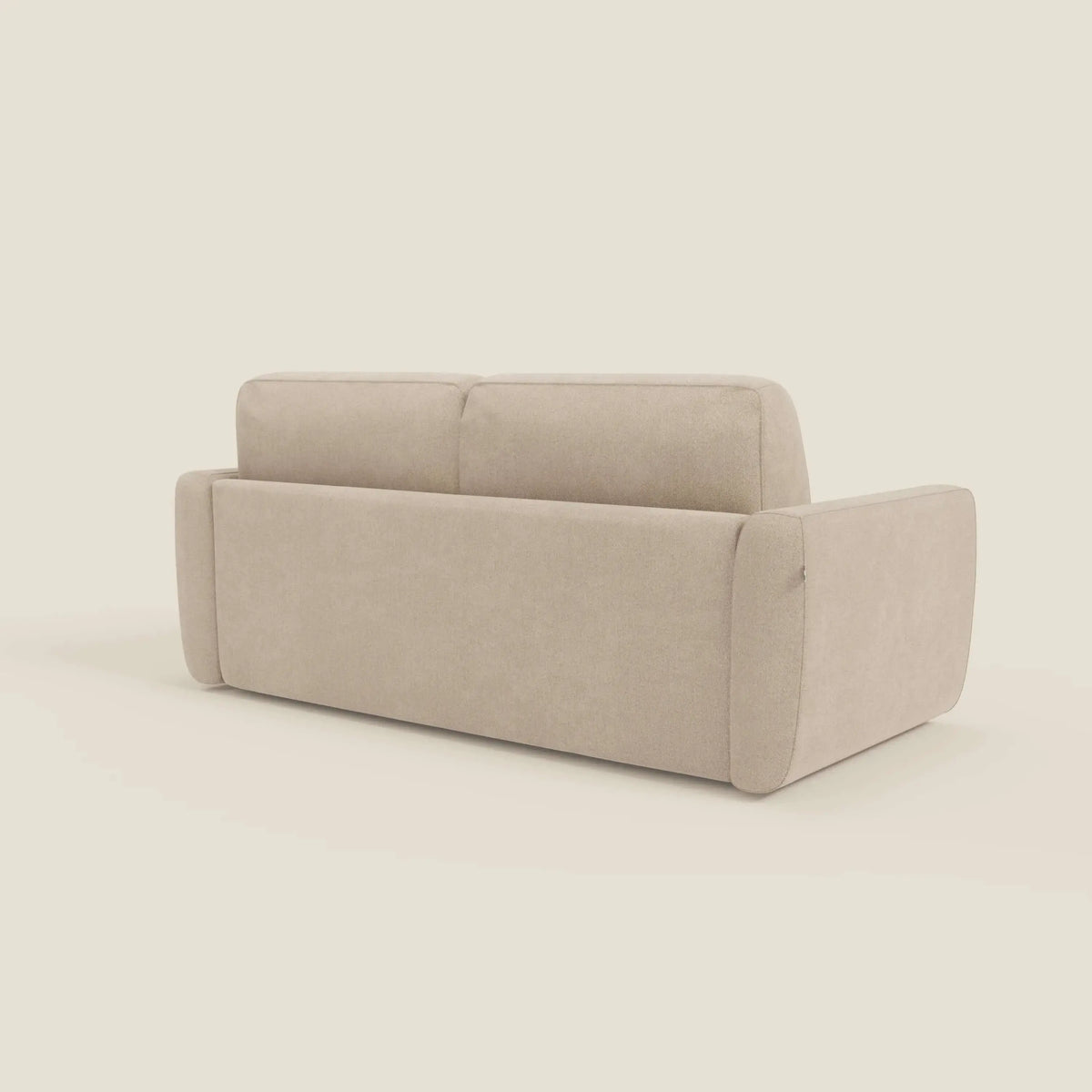 Leonida divano letto sfoderabile e materasso H18 cm - vano portaguanciali in tessuto Smacchiabile T23 - divitt.sbs