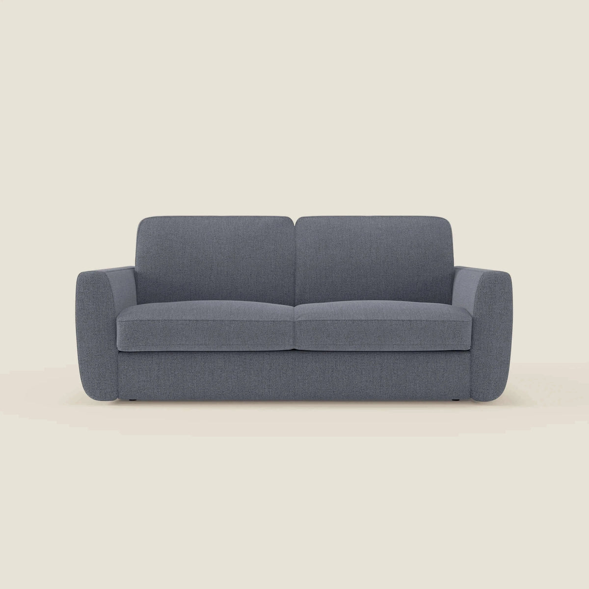 Leonida divano letto sfoderabile e materasso H18 cm - vano portaguanciali in tessuto Smacchiabile T23 - divitt.sbs