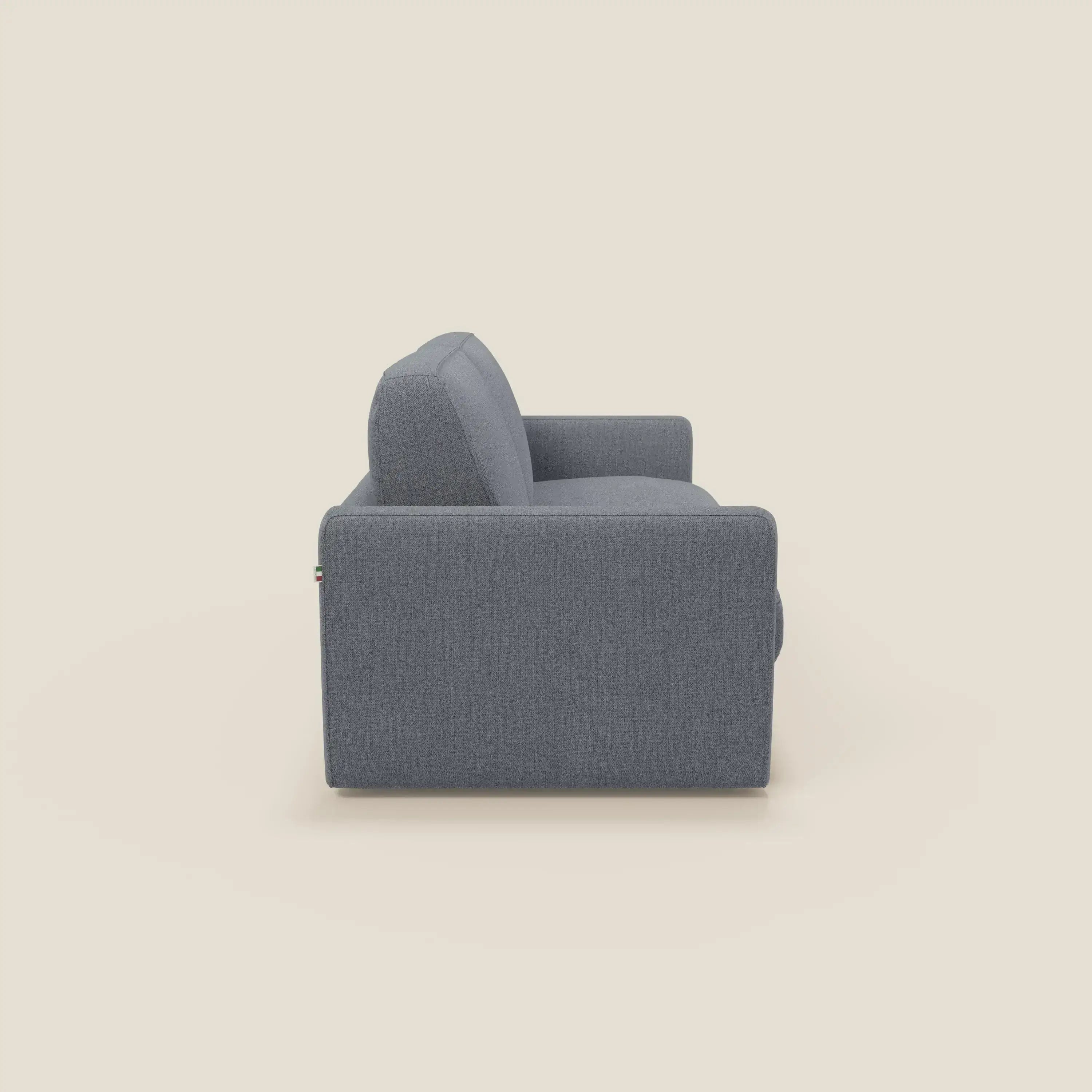 Leonida divano letto sfoderabile e materasso H18 cm - vano portaguanciali in tessuto Smacchiabile T23 - divitt.sbs