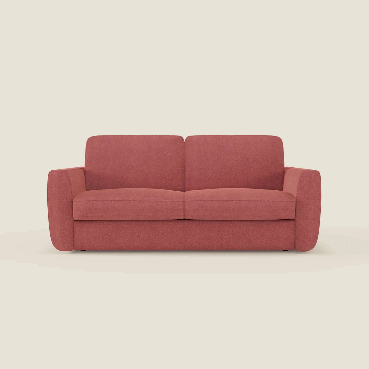 Leonida divano letto sfoderabile e materasso H18 cm - vano portaguanciali in tessuto Smacchiabile T23 - divitt.sbs