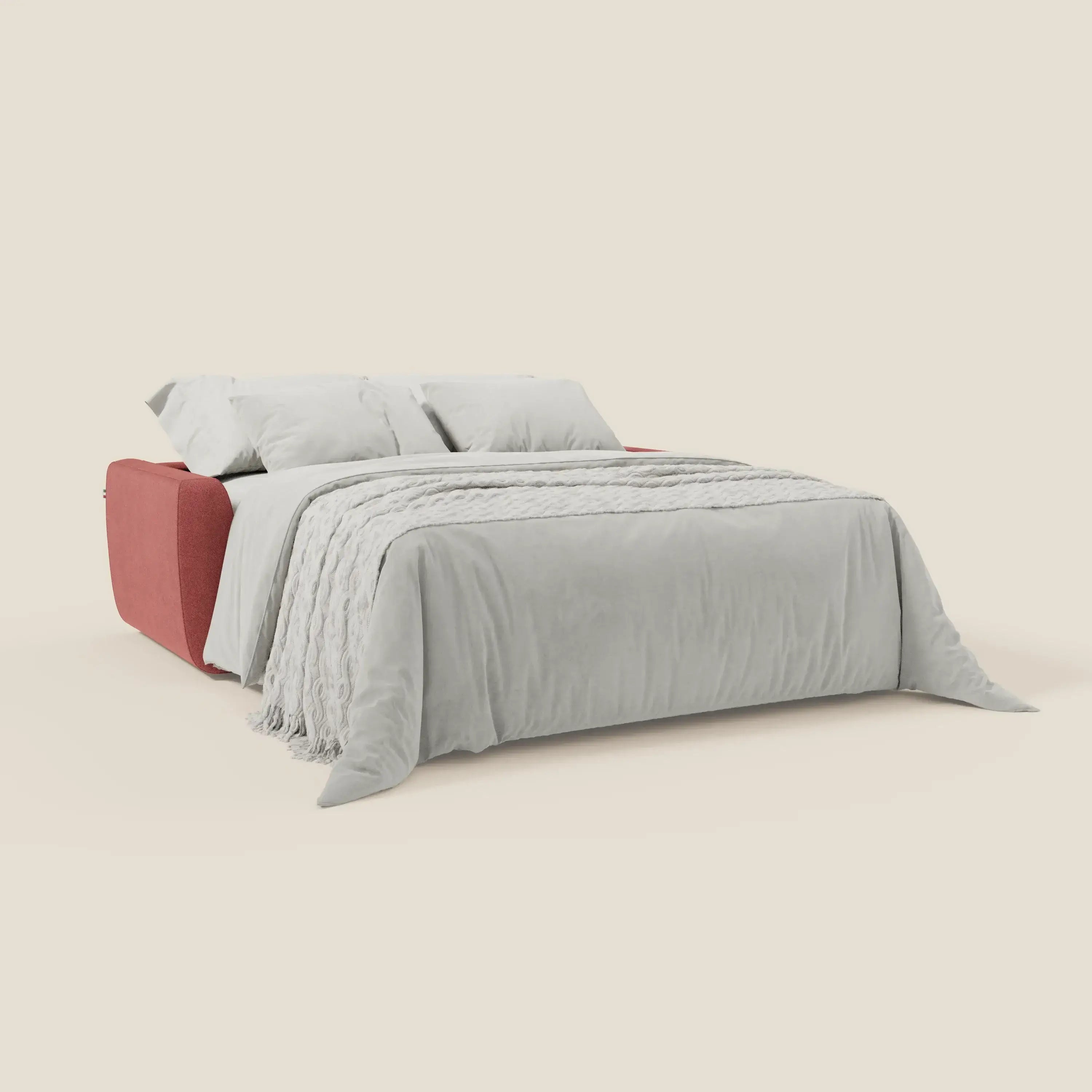Leonida divano letto sfoderabile e materasso H18 cm - vano portaguanciali in tessuto Smacchiabile T23 - divitt.sbs