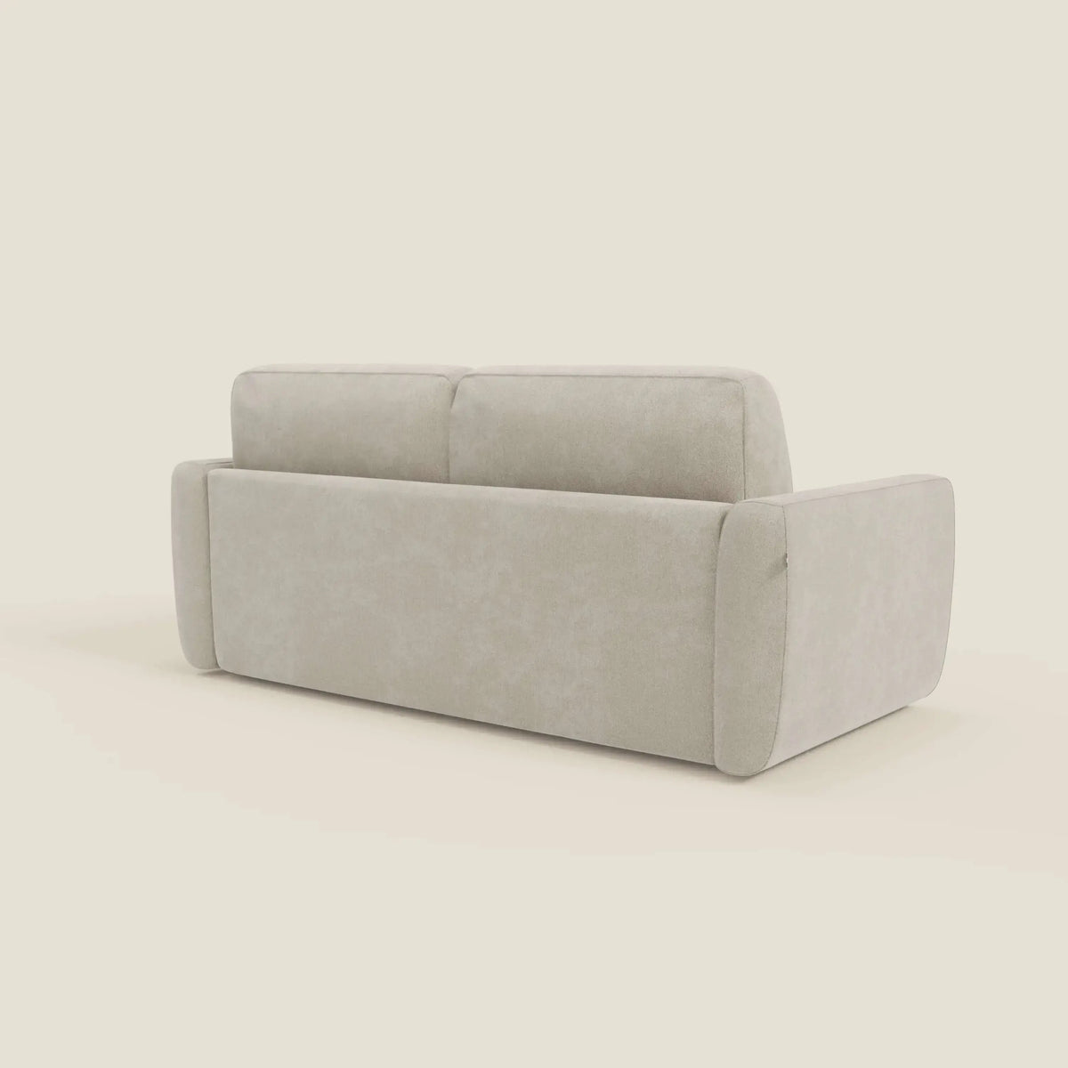 Leonida divano letto sfoderabile e materasso H18 cm - vano portaguanciali in tessuto Smacchiabile T23 - divitt.sbs