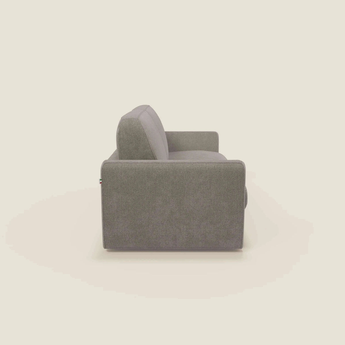 Leonida divano letto sfoderabile e materasso H18 cm - vano portaguanciali in tessuto Smacchiabile T23 - divitt.sbs