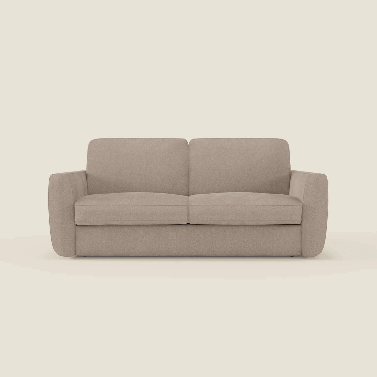 Leonida divano letto sfoderabile e materasso H18 cm - vano portaguanciali in tessuto Smacchiabile T23 - divitt.sbs
