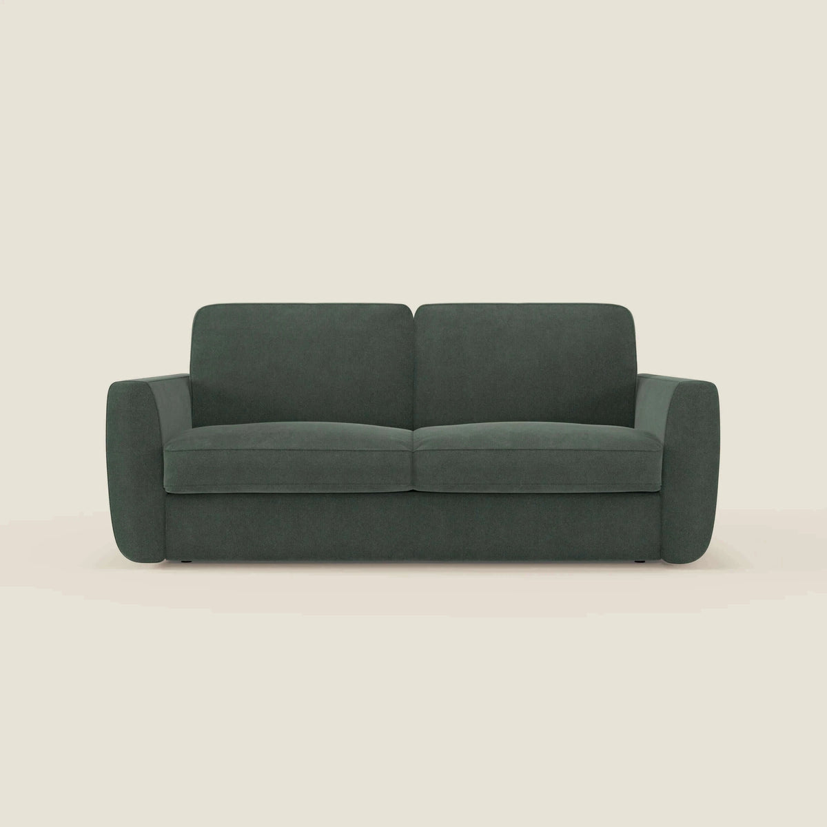 Leonida divano letto sfoderabile e materasso H18 cm - vano portaguanciali in tessuto Smacchiabile T23 - divitt.sbs