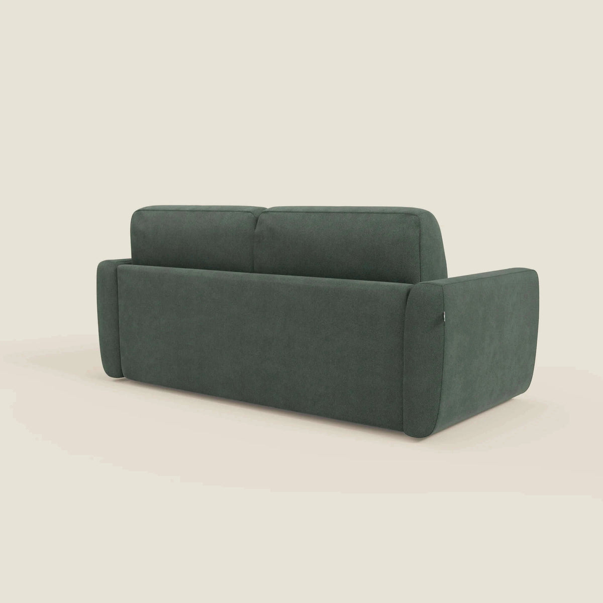 Leonida divano letto sfoderabile e materasso H18 cm - vano portaguanciali in tessuto Smacchiabile T23 - divitt.sbs