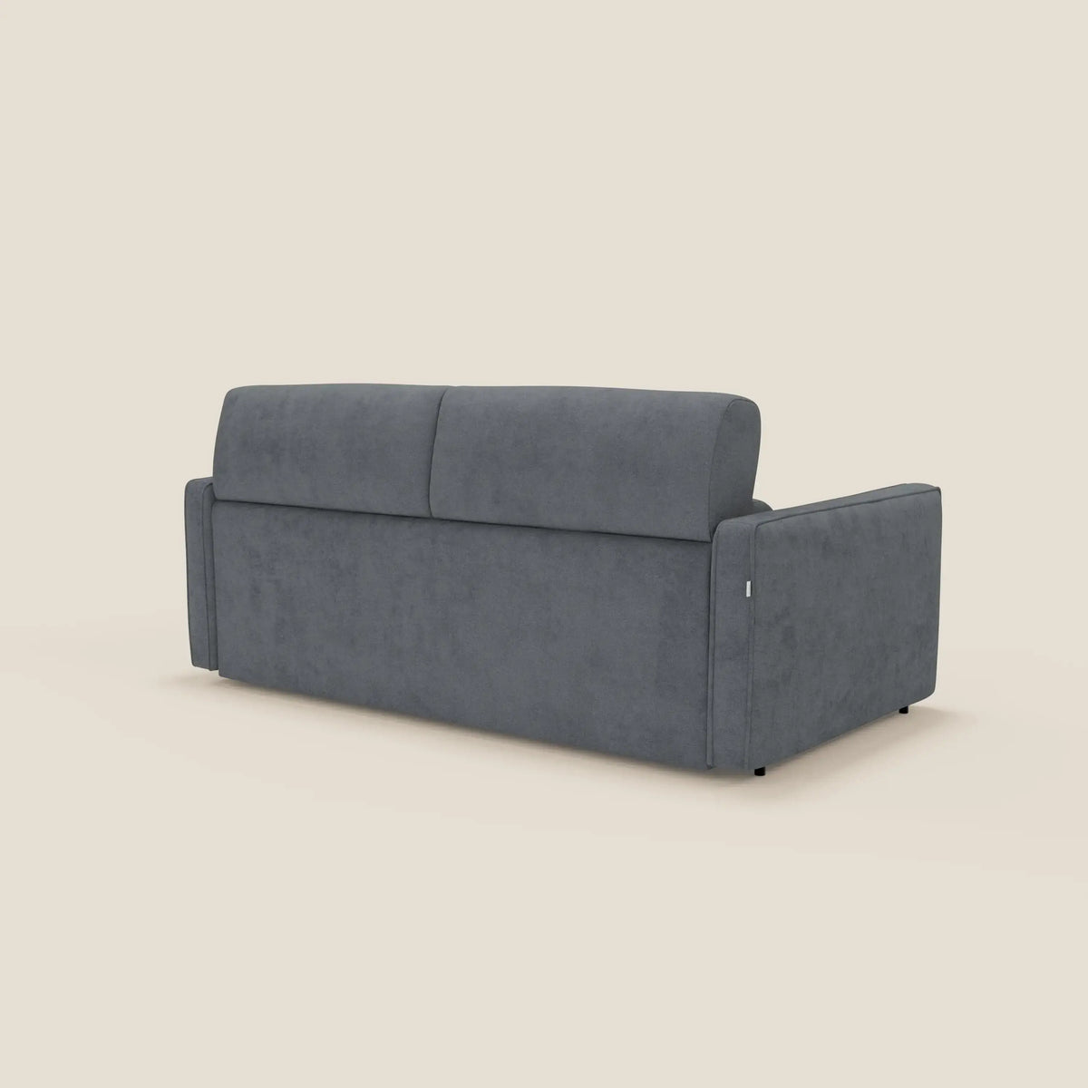 Nivon Divano letto moderno materasso H16 cm con poggiatesta in tessuto impermeabile T25 - divitt.sbs