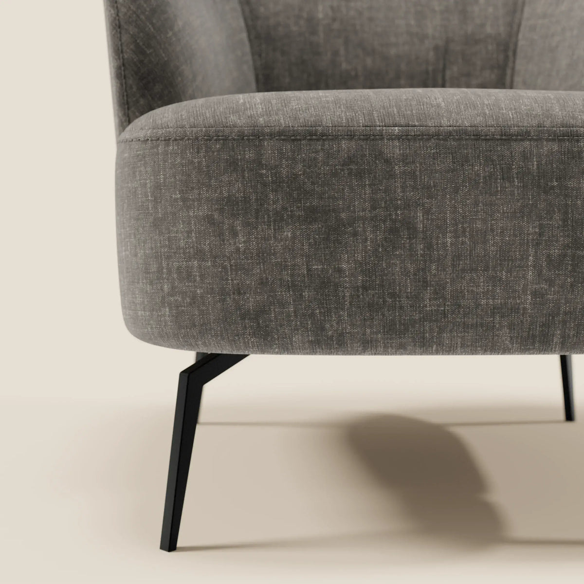 Renoa Poltroncina dall'eleganza moderna in tessuto smacchiabile T24 - divitt.sbs