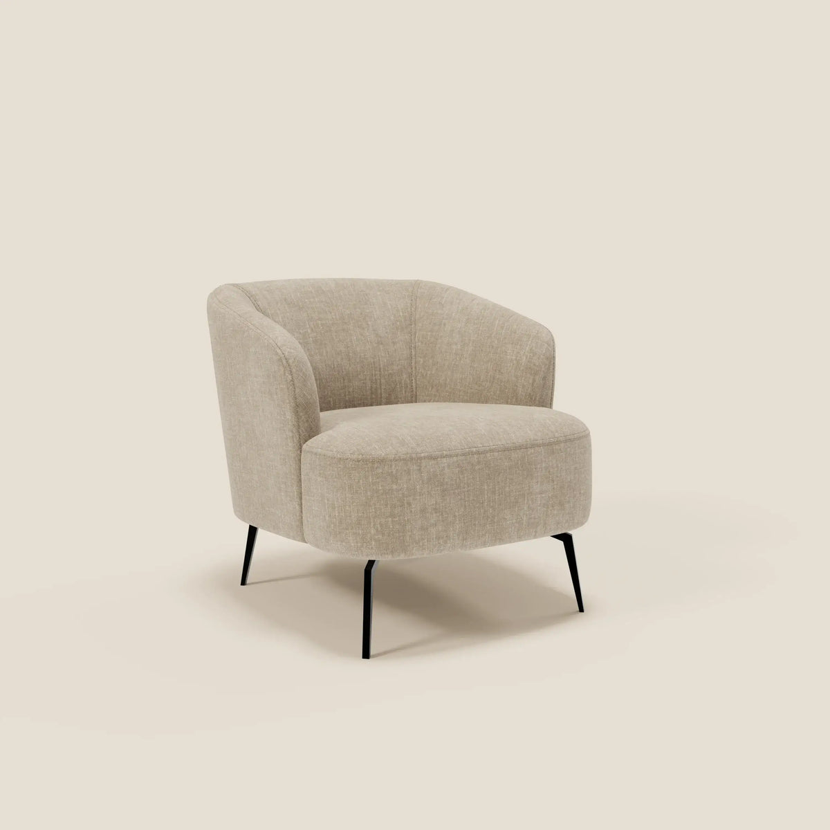 Renoa Poltroncina dall'eleganza moderna in tessuto smacchiabile T24 - divitt.sbs