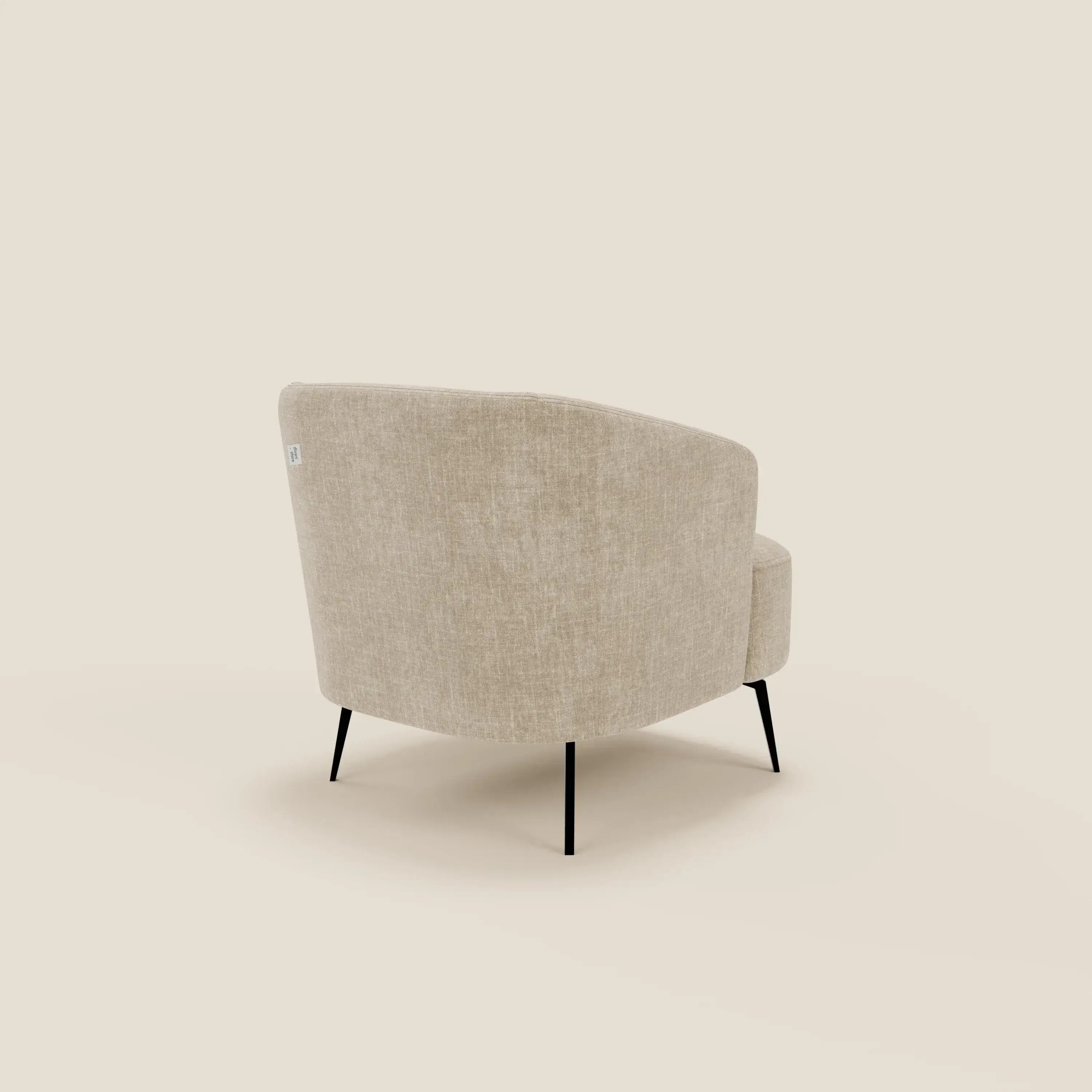 Renoa Poltroncina dall'eleganza moderna in tessuto smacchiabile T24 - divitt.sbs