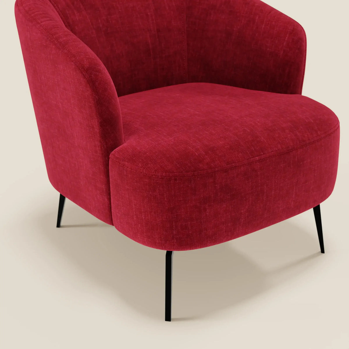 Renoa Poltroncina dall'eleganza moderna in tessuto smacchiabile T24 - divitt.sbs