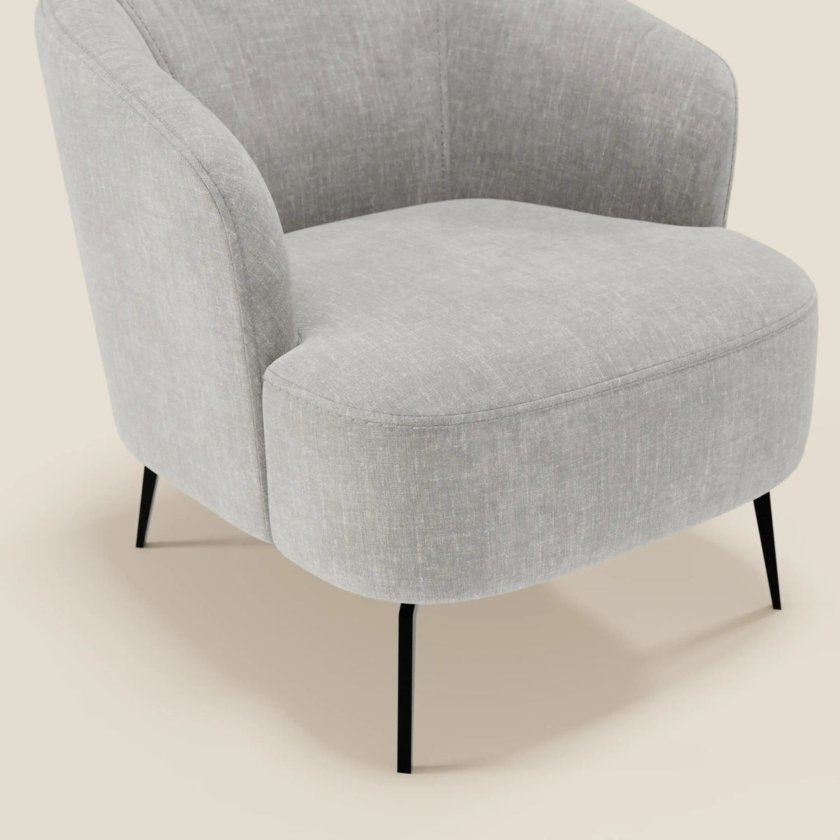 Renoa Poltroncina dall'eleganza moderna in tessuto smacchiabile T24 - divitt.sbs