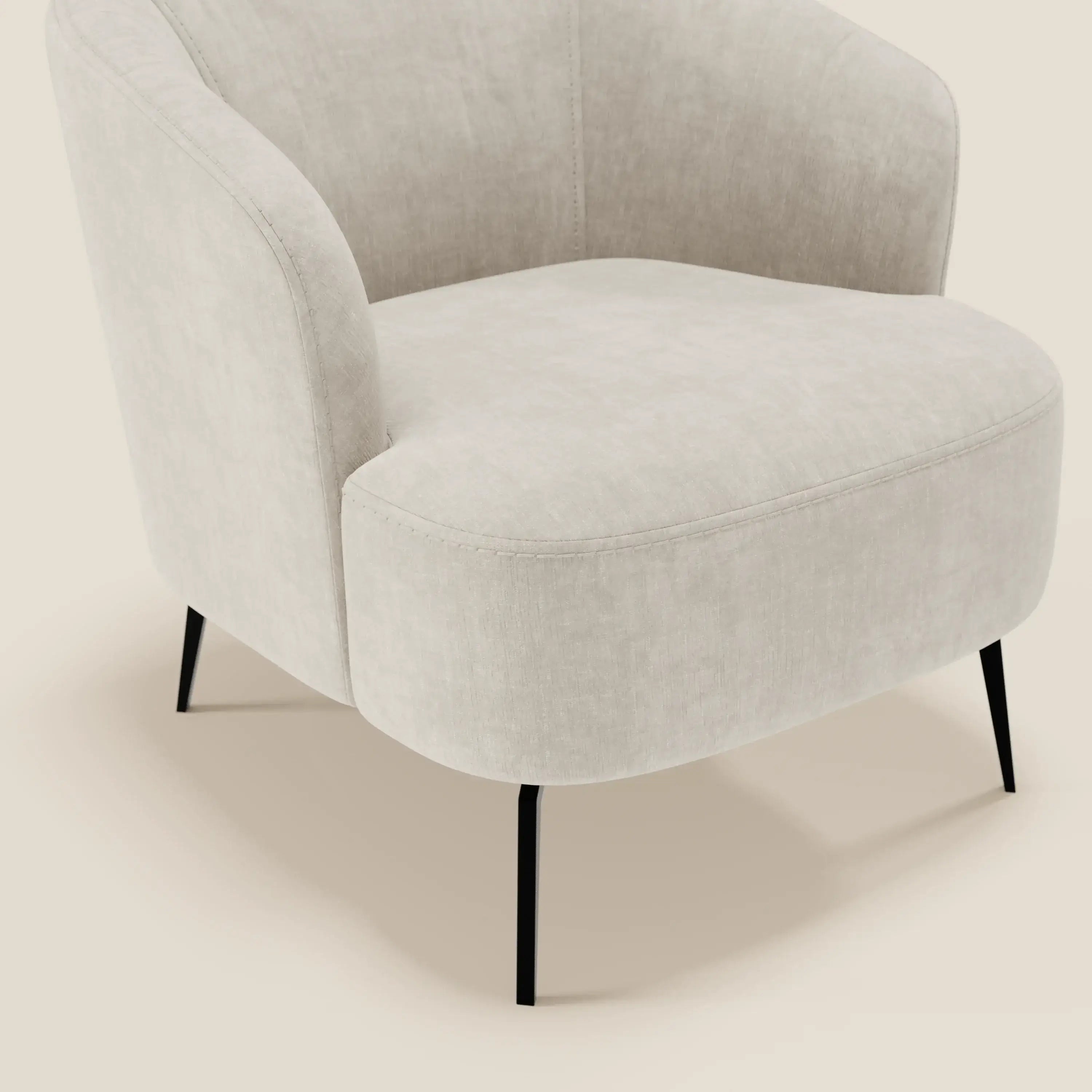 Renoa Poltroncina dall'eleganza moderna in tessuto smacchiabile T24 - divitt.sbs