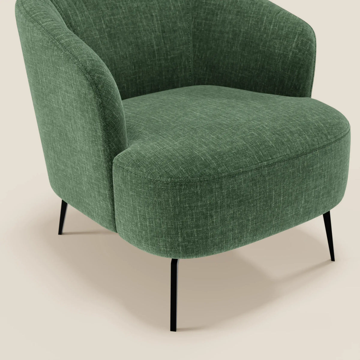 Renoa Poltroncina dall'eleganza moderna in tessuto smacchiabile T24 - divitt.sbs