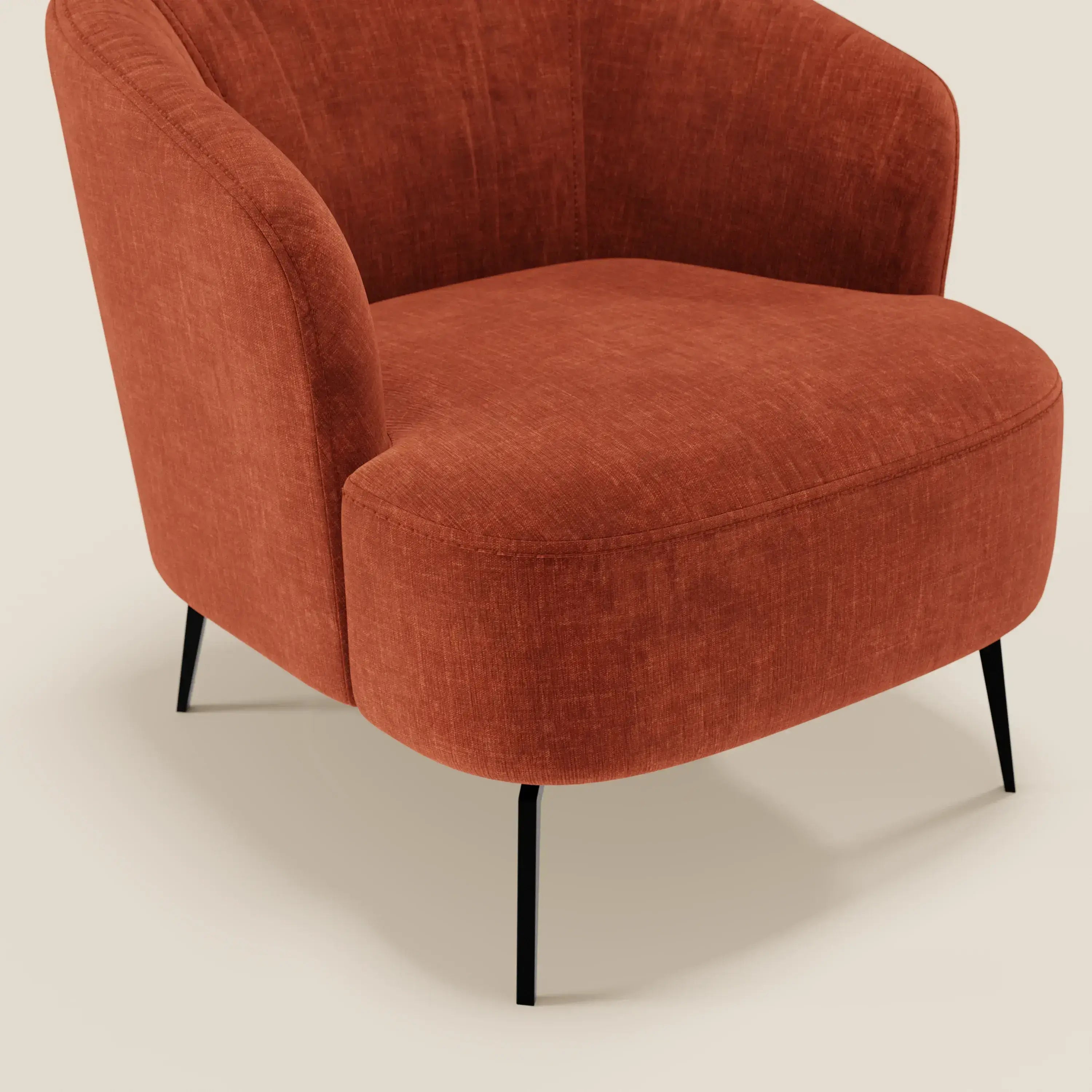 Renoa Poltroncina dall'eleganza moderna in tessuto smacchiabile T24 - divitt.sbs