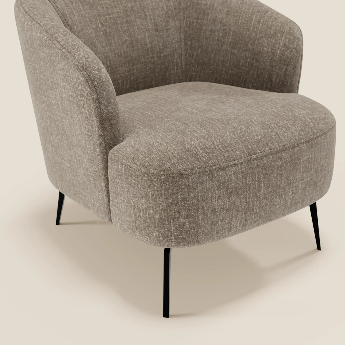 Renoa Poltroncina dall'eleganza moderna in tessuto smacchiabile T24 - divitt.sbs