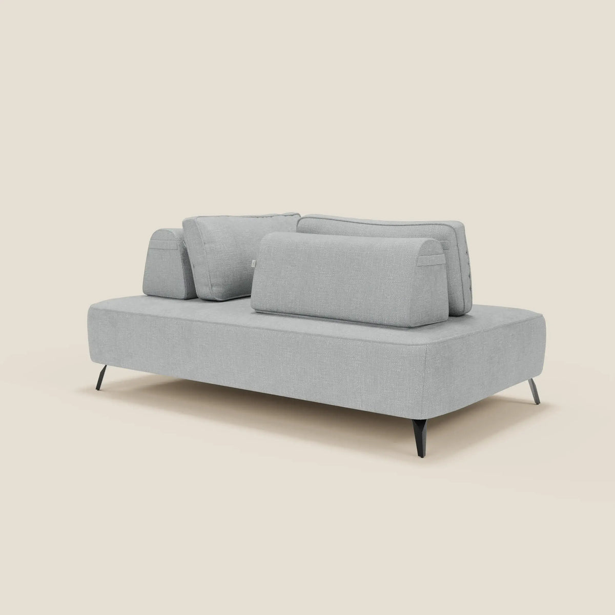 Volta divano modulare con schienali mobili in raffinato tessuto ciniglia T06 - divitt.sbs