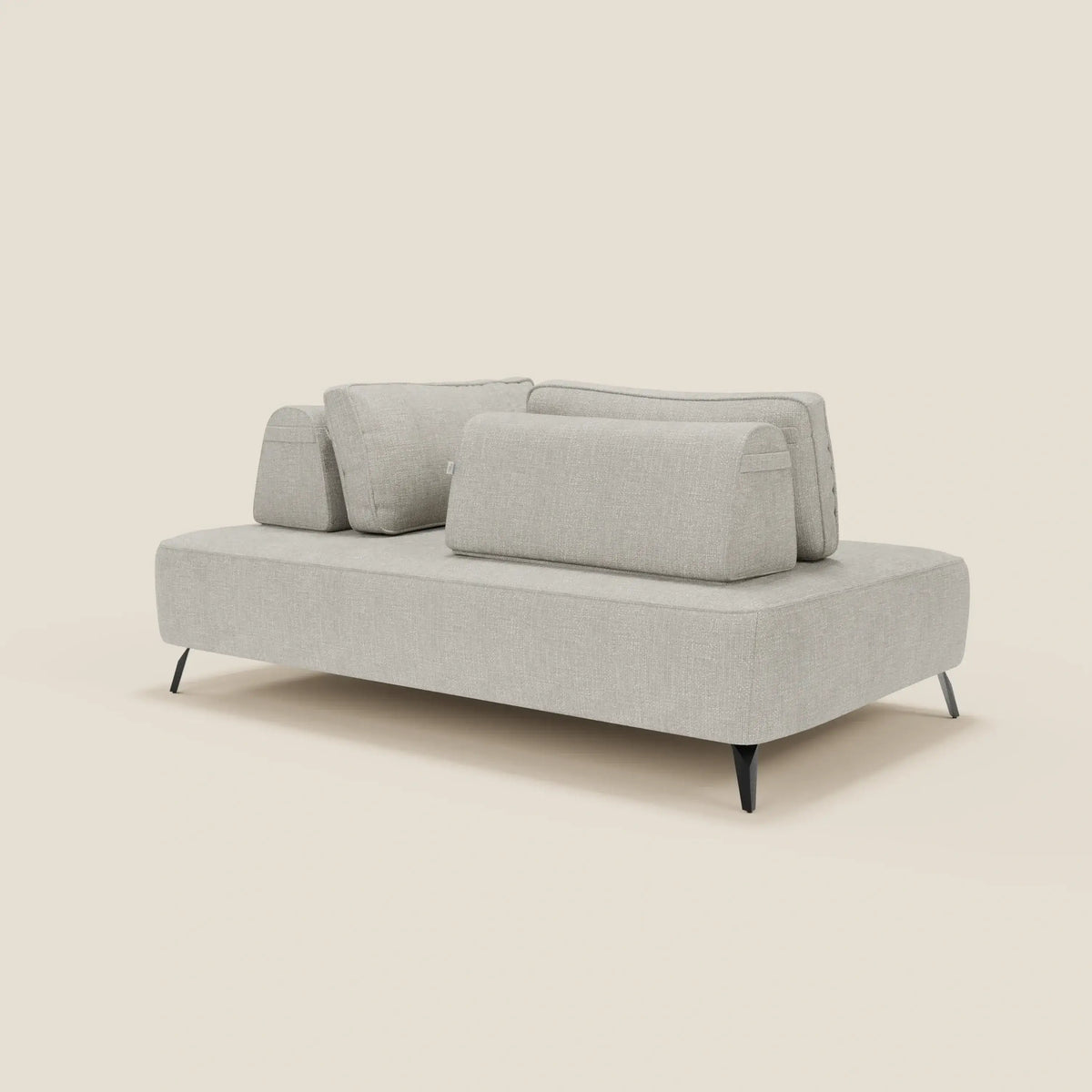 Volta divano modulare con schienali mobili in raffinato tessuto ciniglia T06 - divitt.sbs