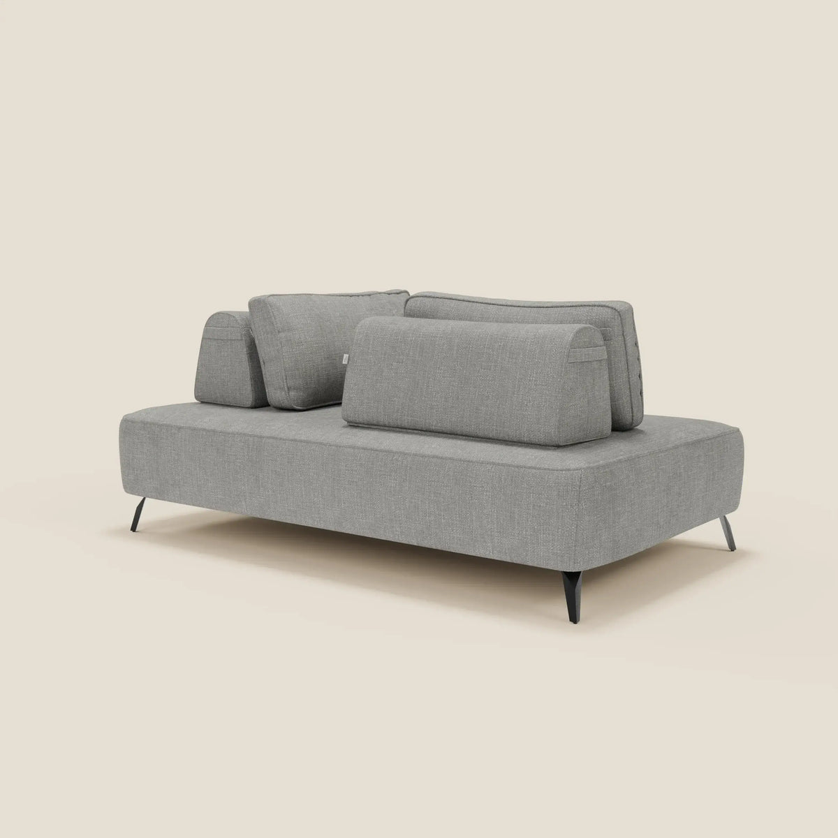 Volta divano modulare con schienali mobili in raffinato tessuto ciniglia T06 - divitt.sbs