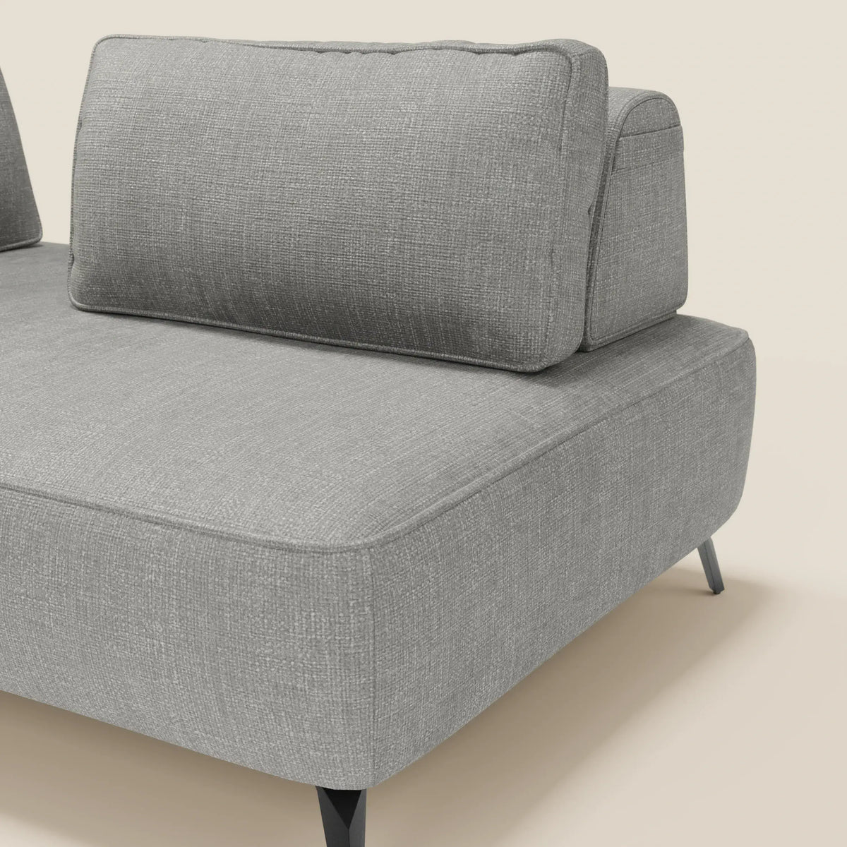Volta divano modulare con schienali mobili in raffinato tessuto ciniglia T06 - divitt.sbs