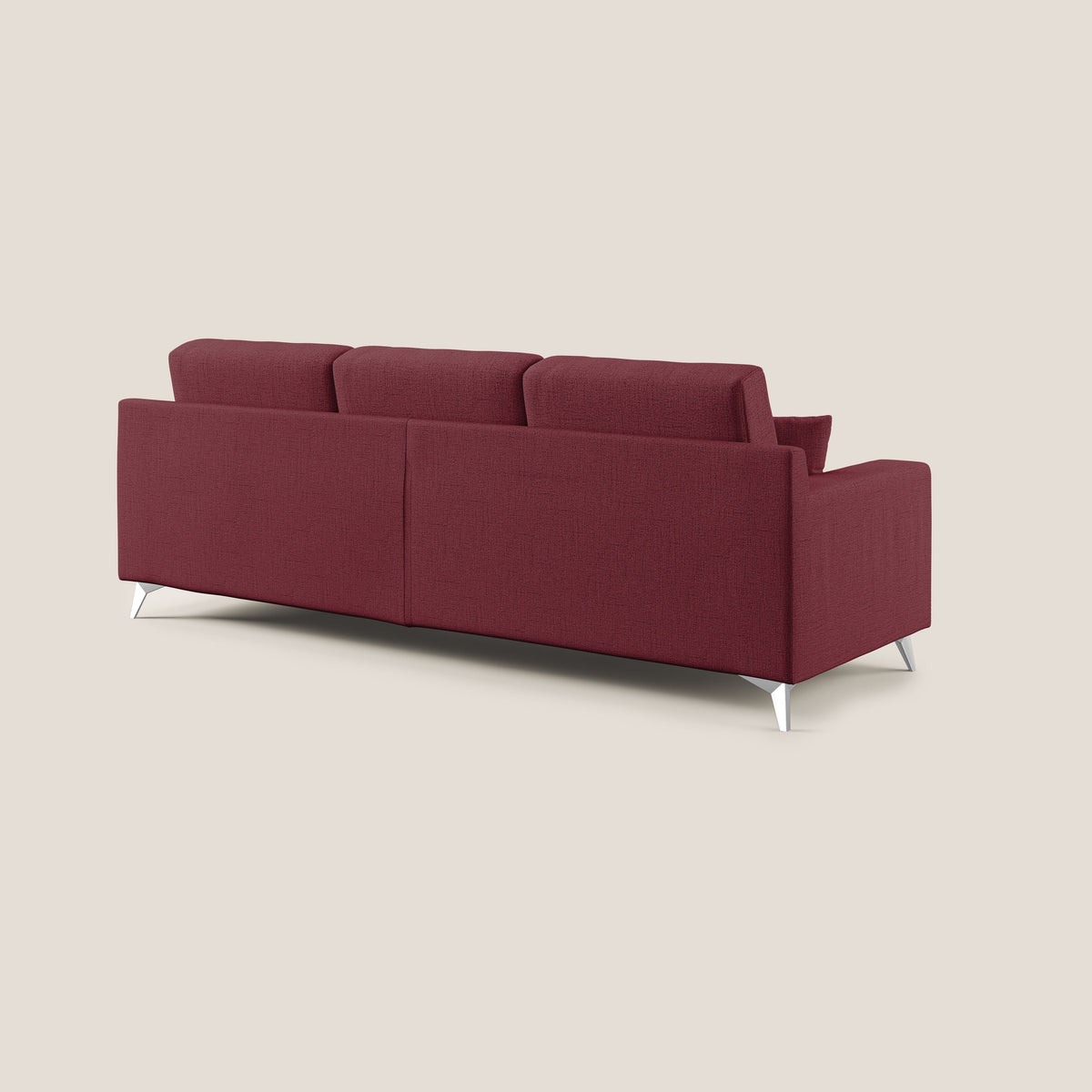 Michael Divano angolare REVERSIBILE in tessuto impermeabile T03 rosso - divitt.sbs