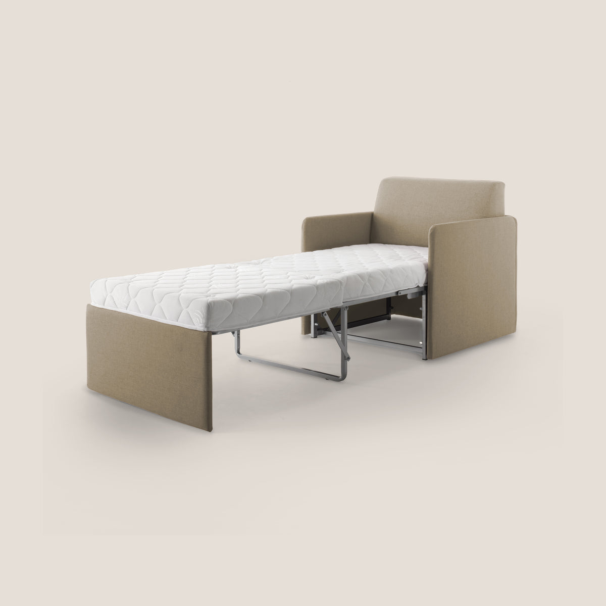 DAG Poltrona letto singolo salvaspazio in TESSUTO impermeabile T13 - divitt.sbs