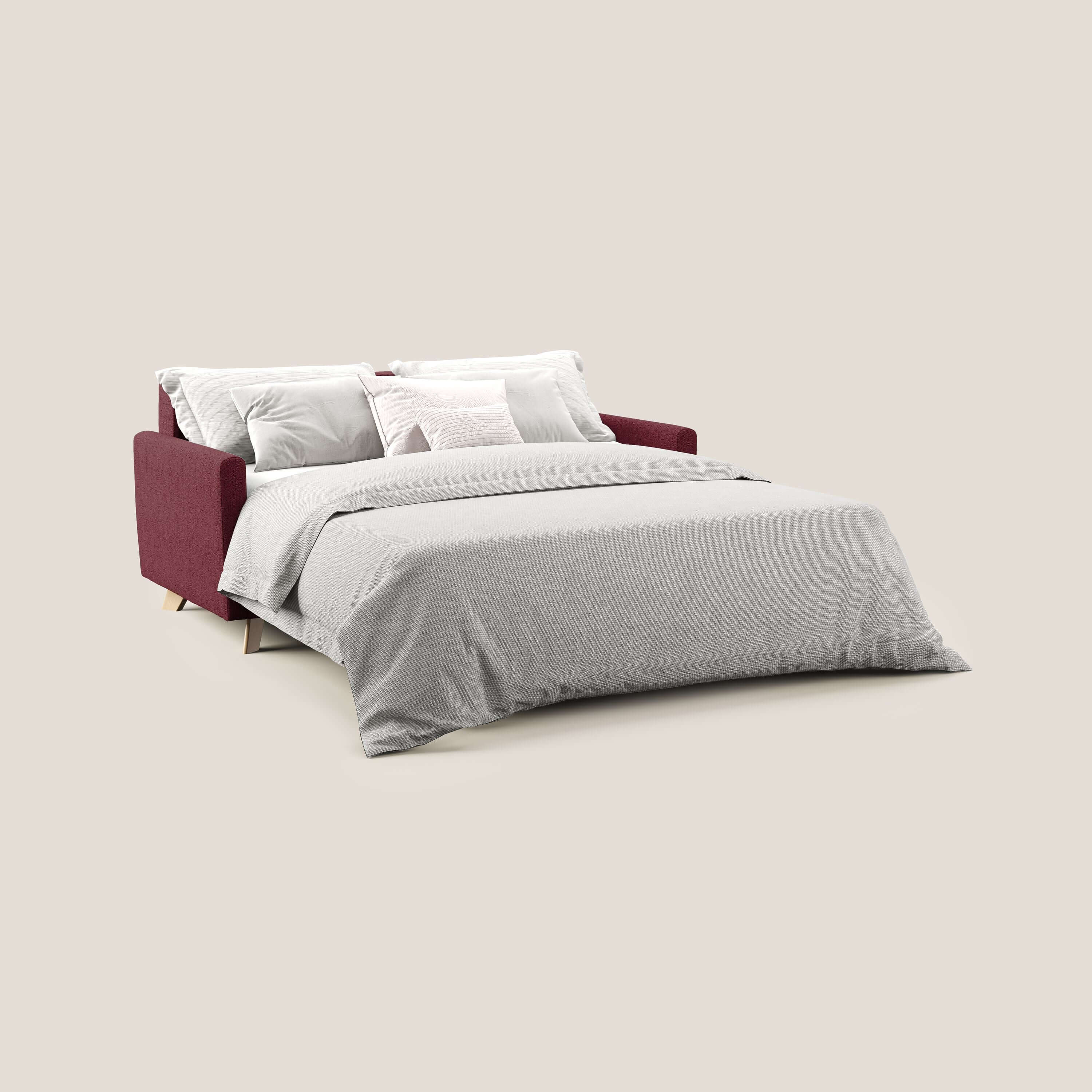 Edgar divano letto matrimoniale in tessuto felis impermeabile T03 - divitt.sbs