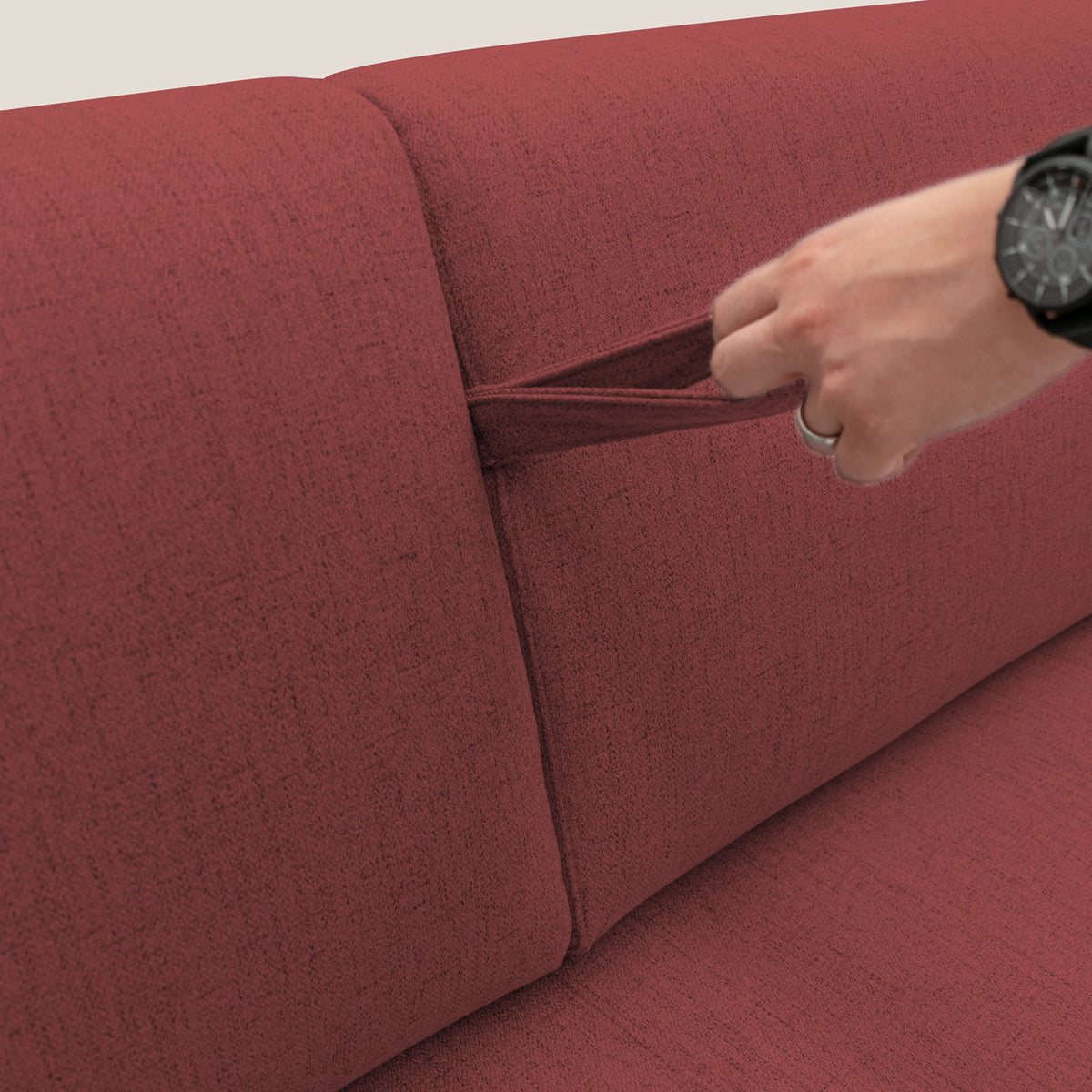 Duna Divano letto matrimoniale con materasso 20 cm in tessuto impermeabile T03 - divitt.sbs