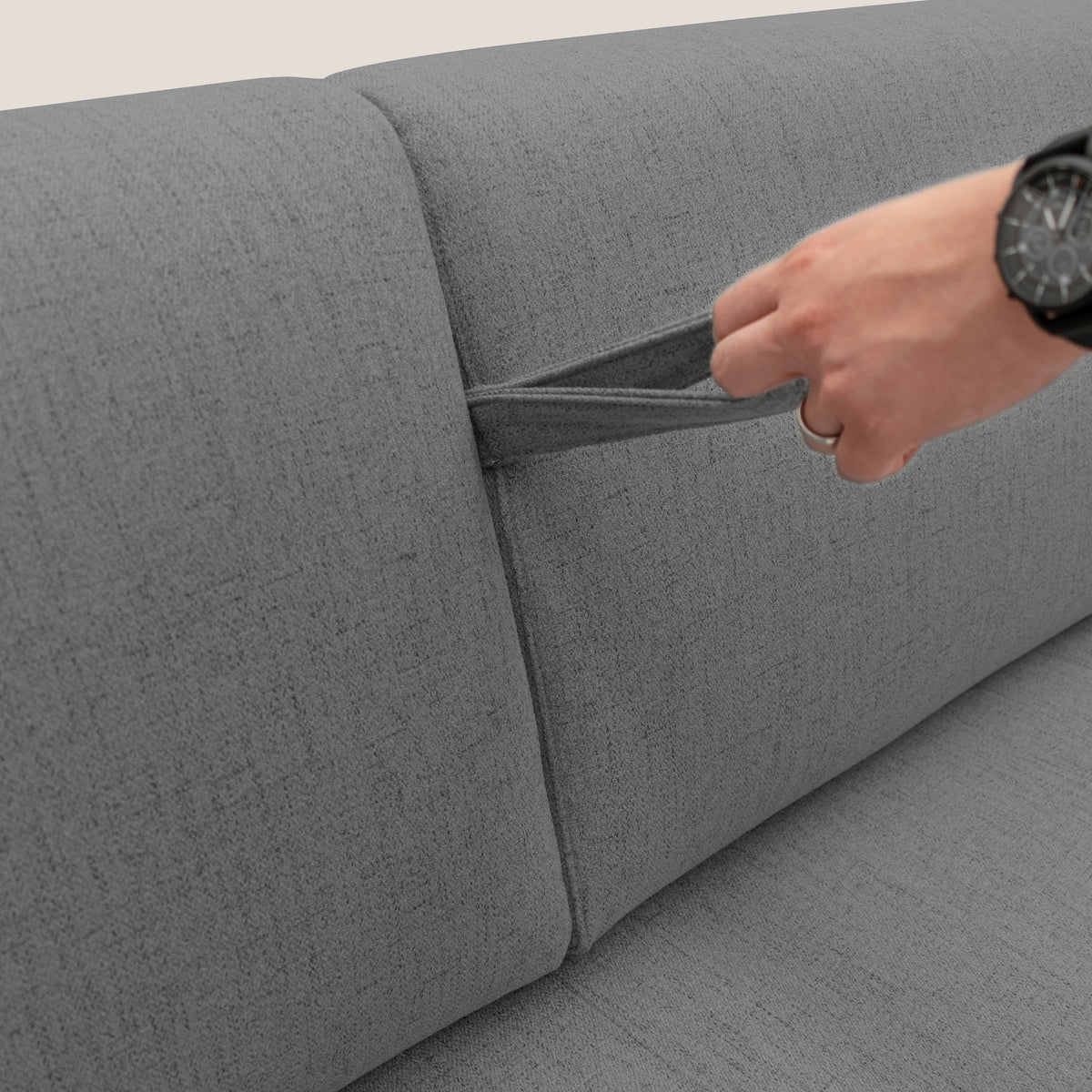 Duna Divano letto matrimoniale con materasso 20 cm in tessuto impermeabile T03 - divitt.sbs