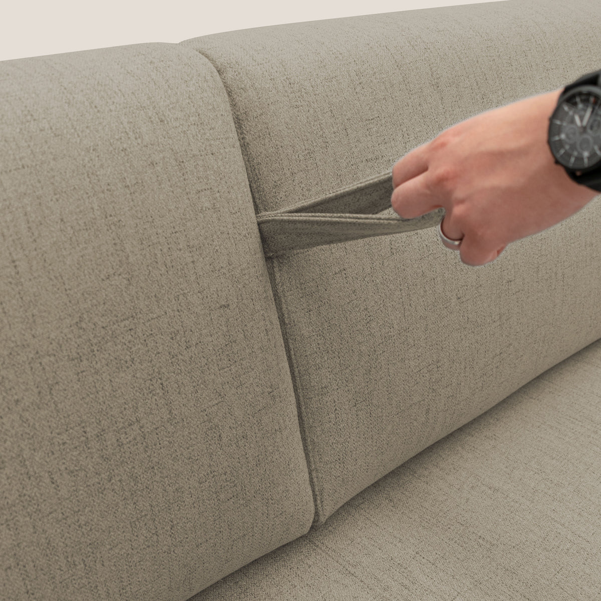 Duna Divano letto matrimoniale con materasso 20 cm in tessuto impermeabile T03 - divitt.sbs