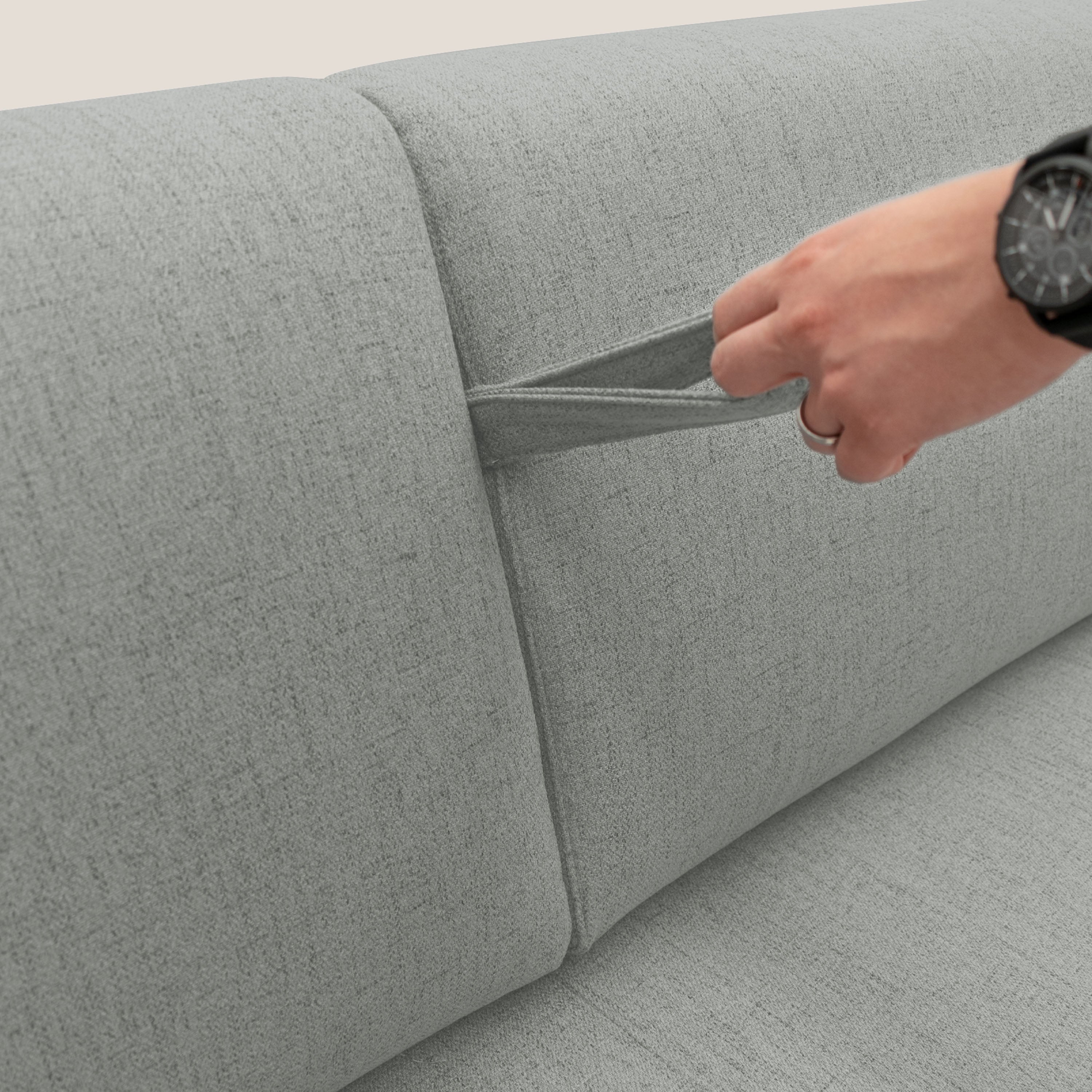 Duna Divano letto matrimoniale con materasso 20 cm in tessuto impermeabile T03 - divitt.sbs