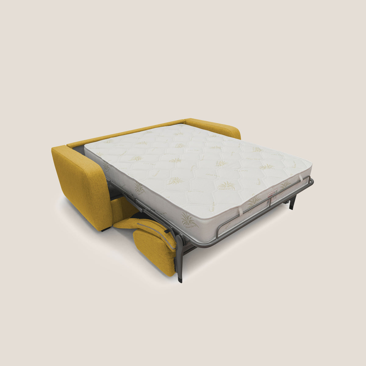 Duna Divano letto matrimoniale con materasso 20 cm in tessuto impermeabile T03 - divitt.sbs